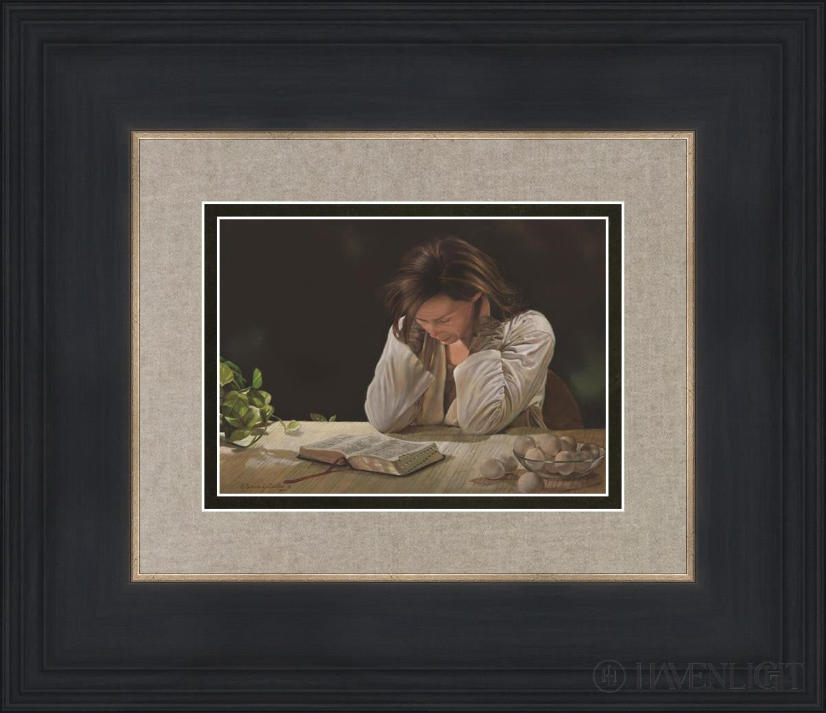 A Mother's Vigil: I Would Gather Thee - Modern Christian Home Decor for Comfort & Inspiration | Perfect for Living Room, Bedroom & Prayer Spaces