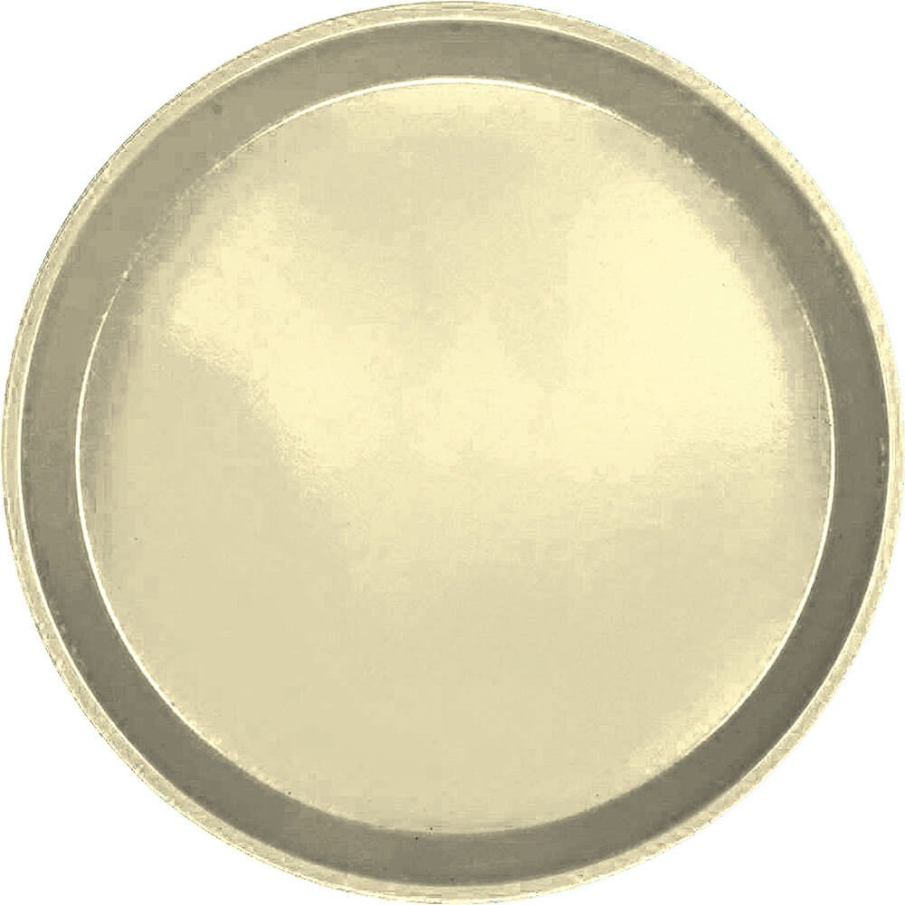 11'' Round Fiberglass Serving Camtray with Aluminum Reinforced Rim - Lemon Chiffon - NSF Certified (12-Piece Set) - Perfect for Catering, Buffets, and Restaurant Food Service