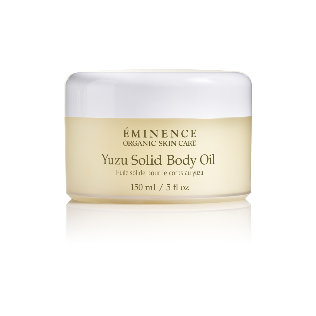 Eminence Organics Yuzu Solid Body Oil - Hydrating & Nourishing Dry Skin - Perfect for Massage, Spa & Daily Moisturizing