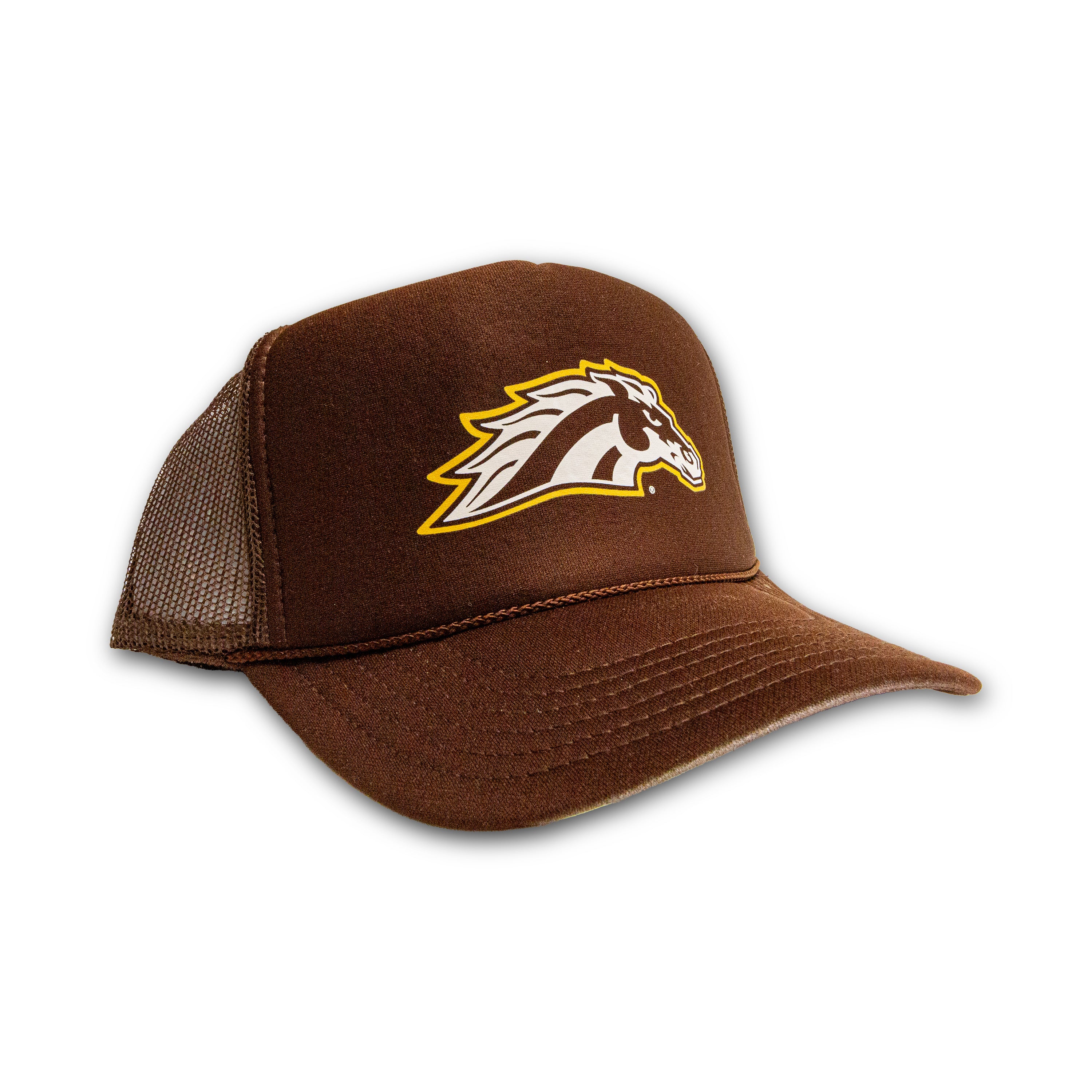 Glowing Bronco Foam Trucker Hat - LED Light Up Baseball Cap for Night Raves, Concerts & Outdoor Adventures | Adjustable Snapback for Men & Women