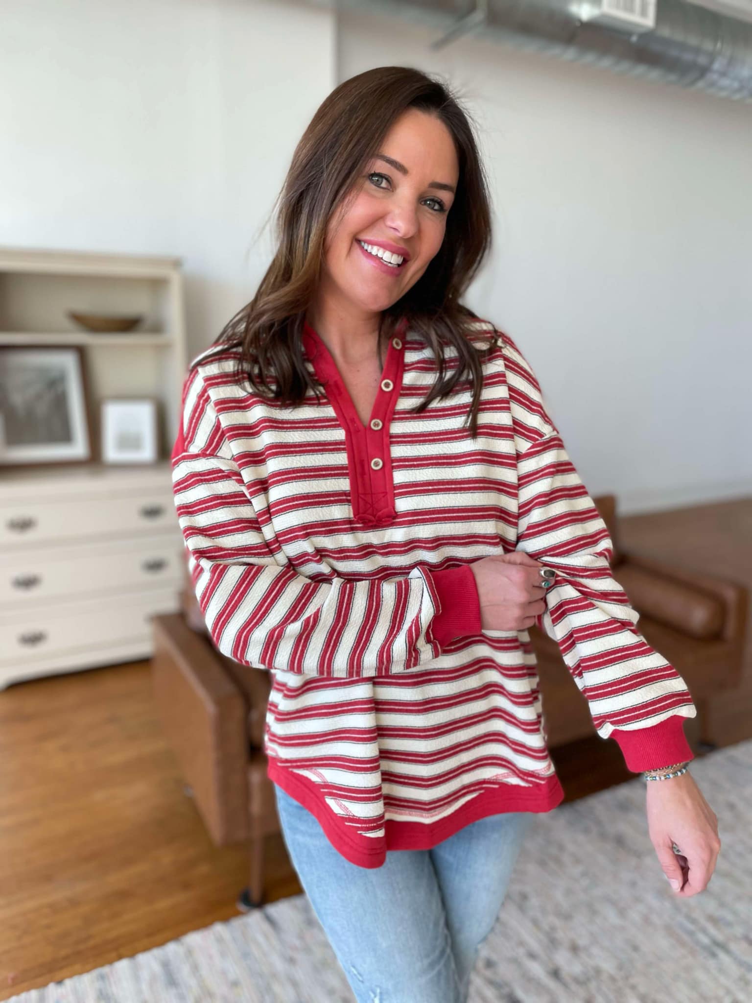 PREORDER: Beyond the Sea Striped Top - 3 Color Options for Women | Casual & Beachwear Fashion | Perfect for Summer Outfits & Vacations