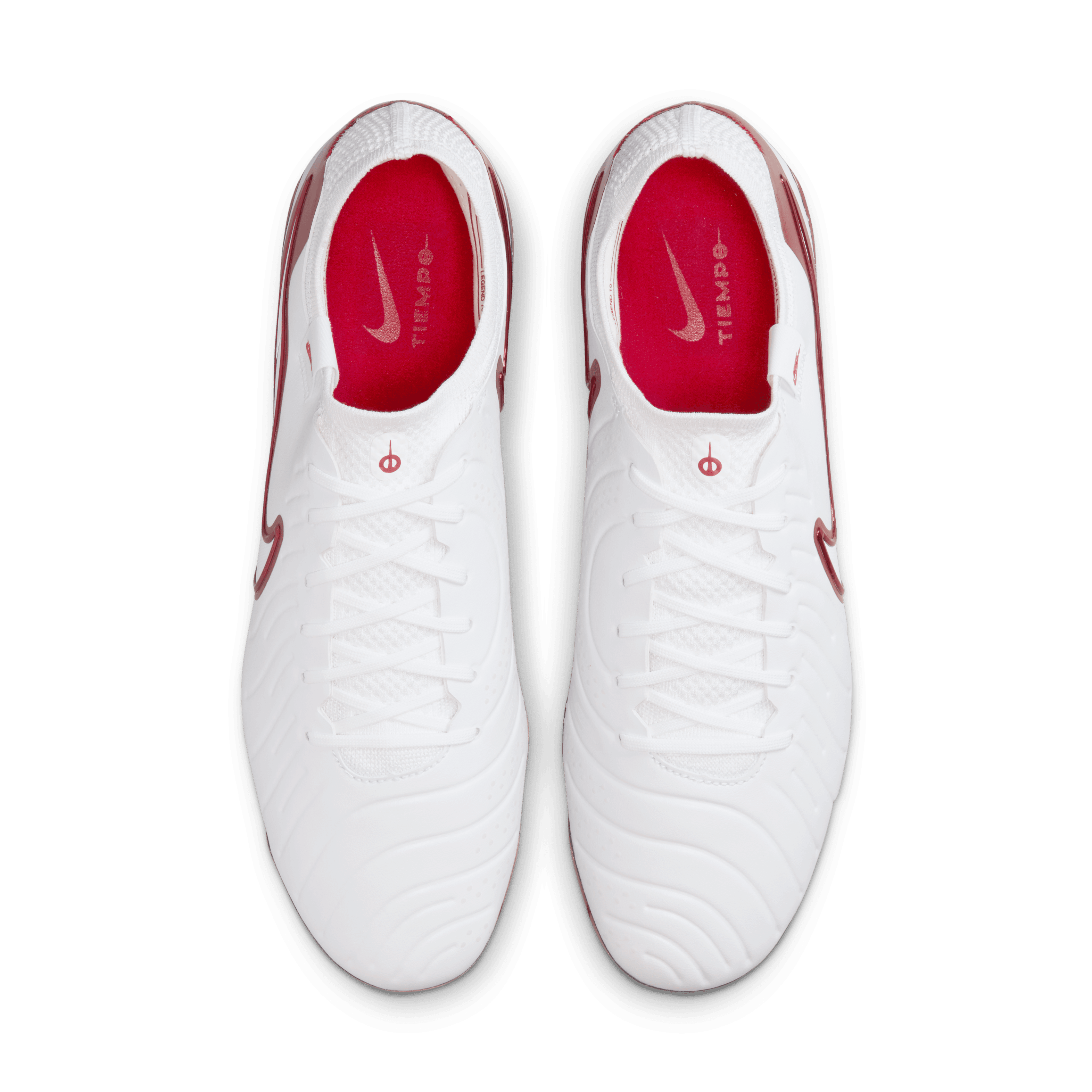 Nike Tiempo Legend 10 Elite LV8 FG Soccer Cleats - White/Multi-Color Football Shoes for Men | Perfect for Professional Matches & Training Sessions