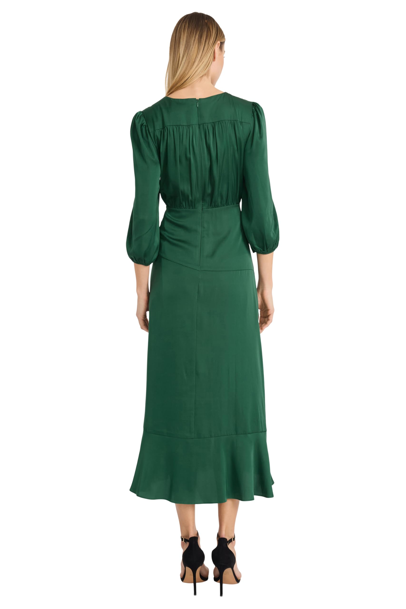 Donna Morgan Women's Elegant Cocktail Dress for Wedding Guest, Valentine's Day & Semi-Formal Events - Long Formal Gown for Parties, Dinners & Special Occasions