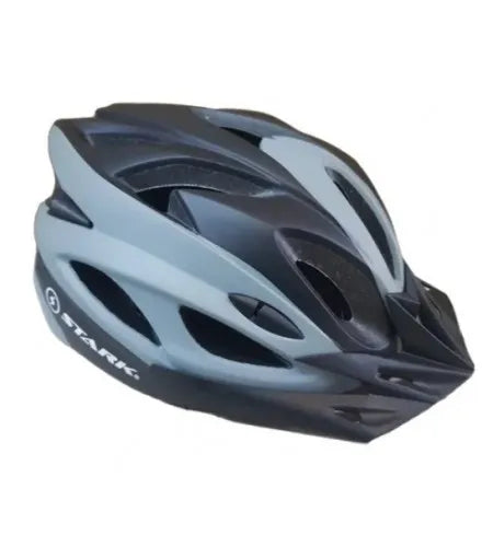 Stark Rise Motorcycle Helmet with Visor - Grey & Black for Men & Women - Perfect for Street Biking, Cruising & Urban Commuting