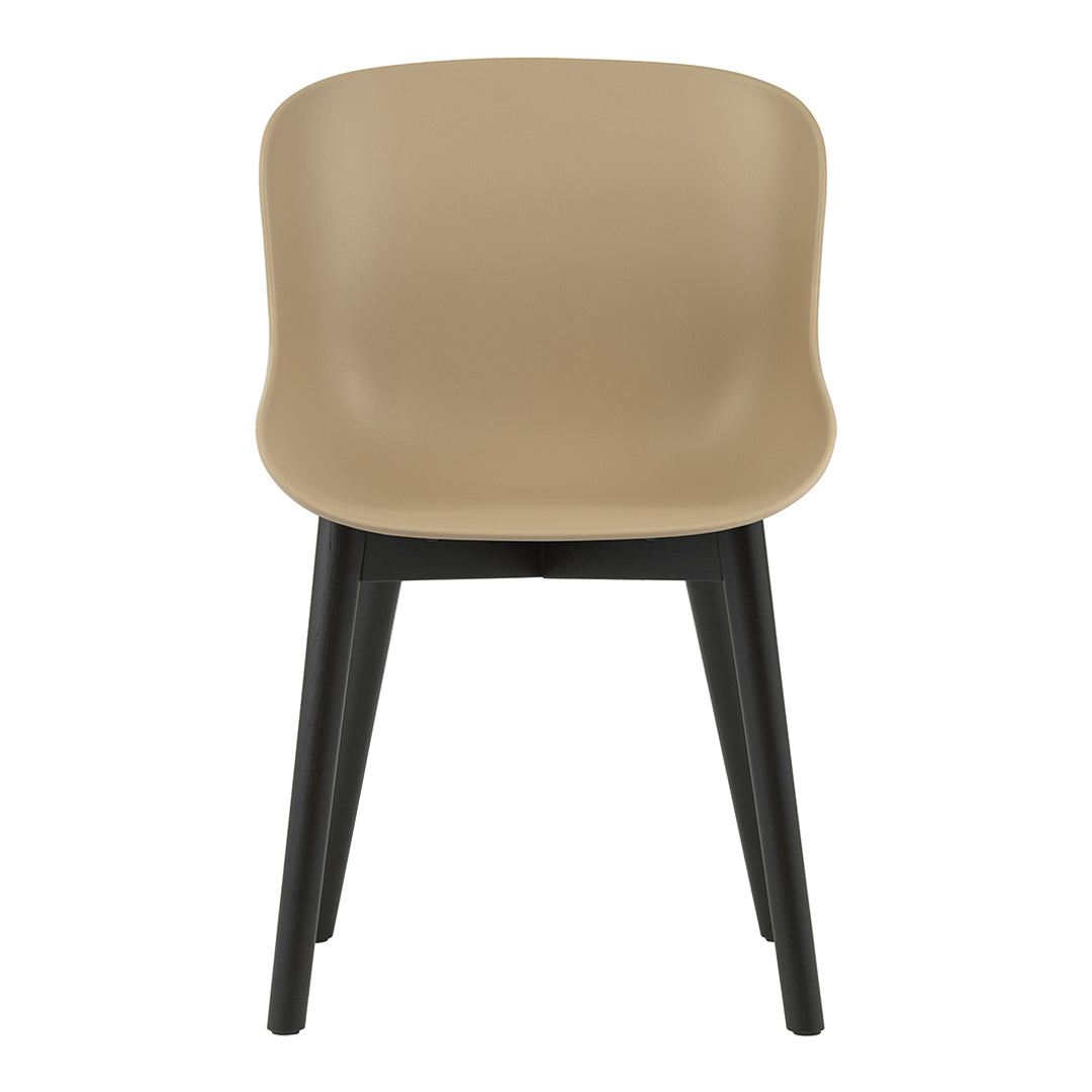 Stylish Hyg Side Chair with Wood Base - Modern Dining & Office Chair for Home & Workspace