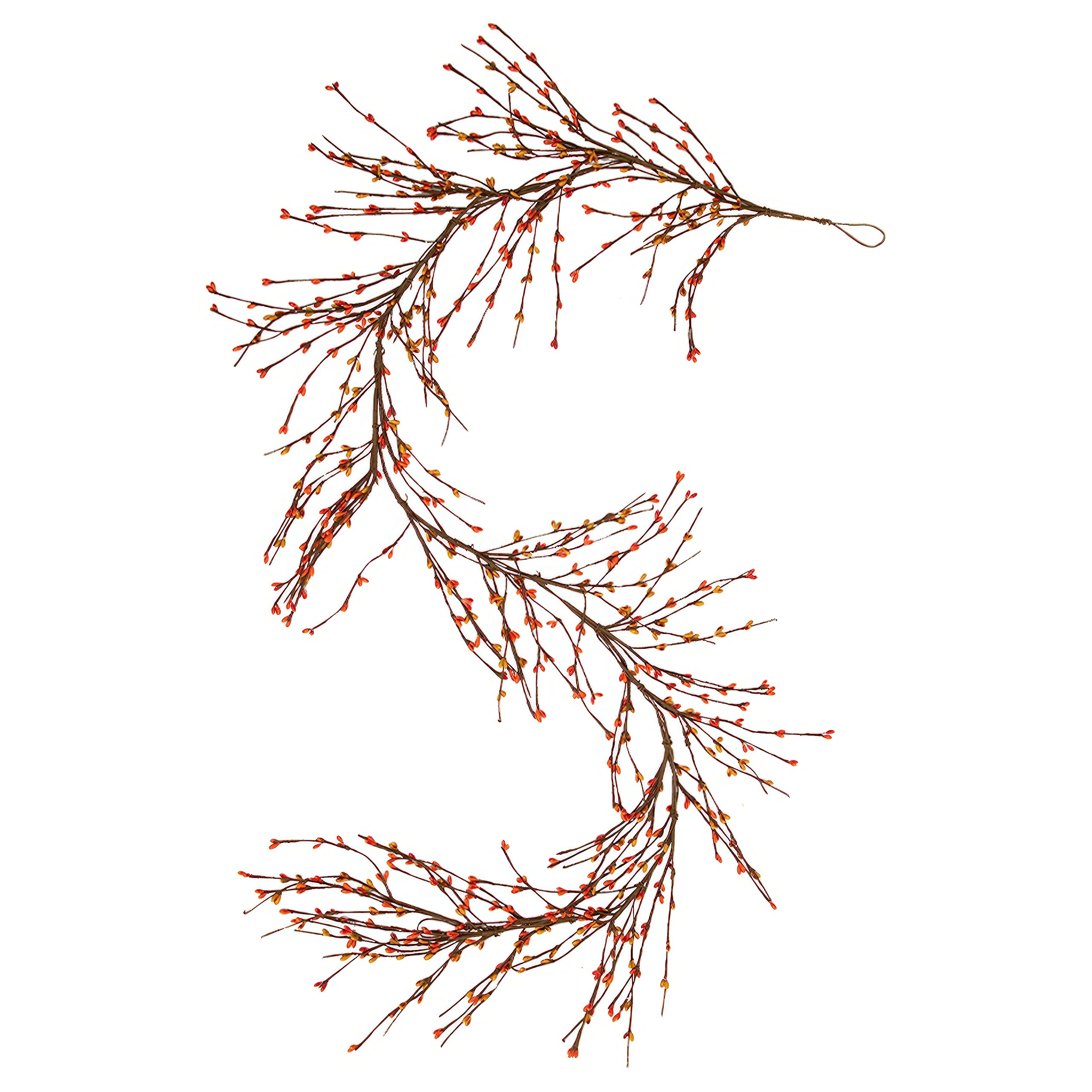 5FT Orange Yellow Fall Berry Garland for Thanksgiving Table Decor