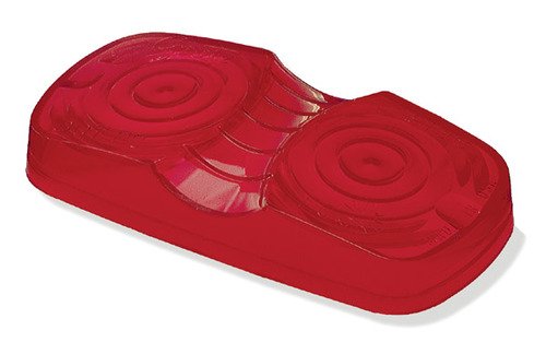 Grote 91962 Red Safety Reflector - Heavy Duty Truck & Trailer Reflector for Enhanced Night Visibility - Ideal for Commercial Vehicles, Trailers, and Road Safety Equipment