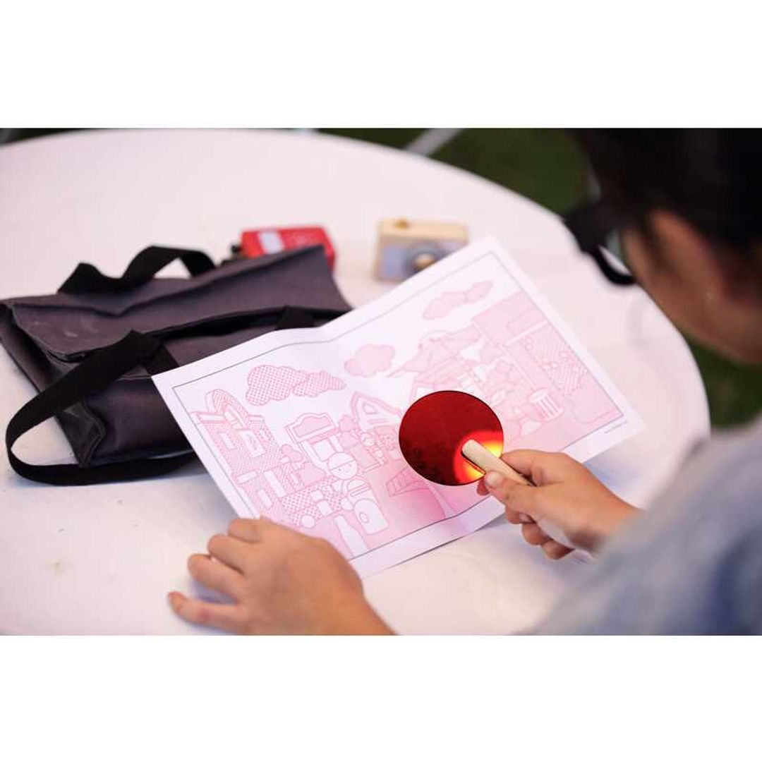 Wooden Detective Set for Kids - Fun Pretend Play Spy Kit with Magnifying Glass, Fingerprint Dust & More - Perfect for Role-Playing Games & STEM Learning Activities