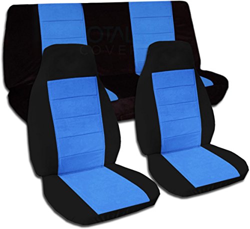 Black and Light Blue