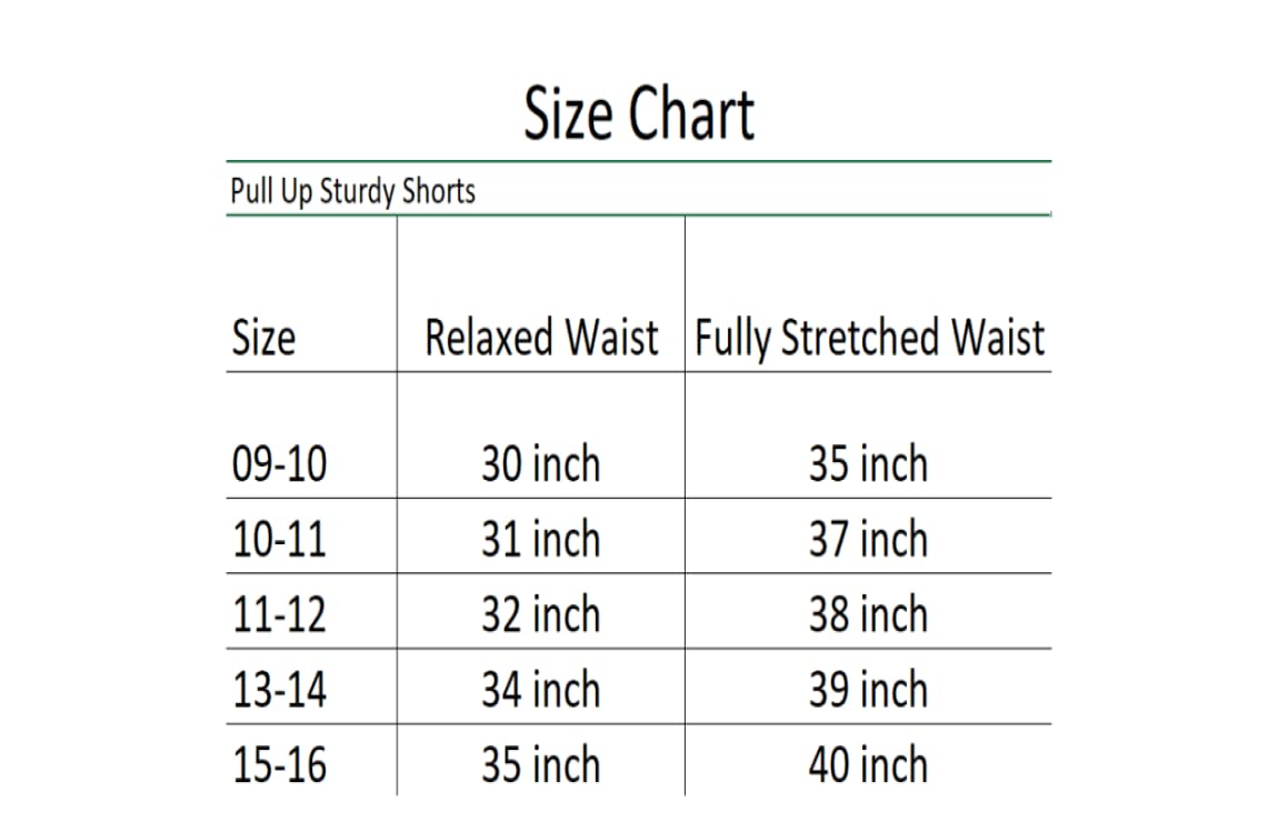 LSU Boys Summer School Shorts - Plus Fit, Pull Up Half Elastic Waist, Generous Fit - Black & Grey | Perfect for School, Sports & Casual Wear