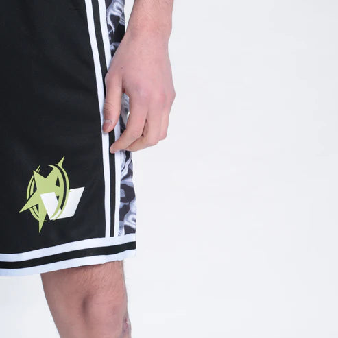 Vulk Team Black Bermuda Shorts for Men - Comfortable & Stylish Casual Wear for Beach, Gym, and Outdoor Activities