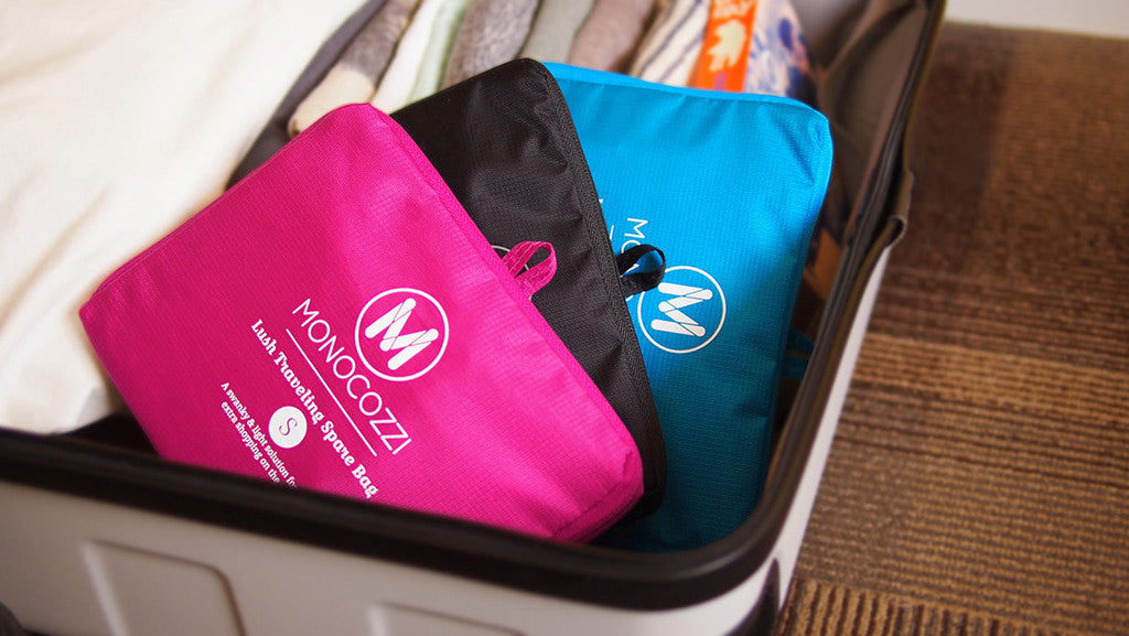 Monocozzi Lush Small Spare Bag - Portable Travel Cosmetic Pouch for Makeup, Toiletries & Essentials | Perfect for Vacation, Gym & Everyday Use