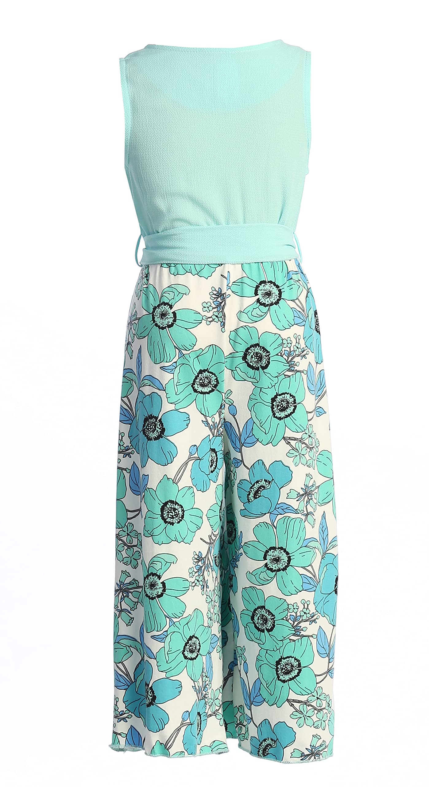 Girls Off Shoulder High Low Maxi Split Skirt Romper Casual Dress - Summer Birthday Jumpsuit for Kids Age 4-14 | Perfect for Beach Vacations, Birthday Parties & Family Outings