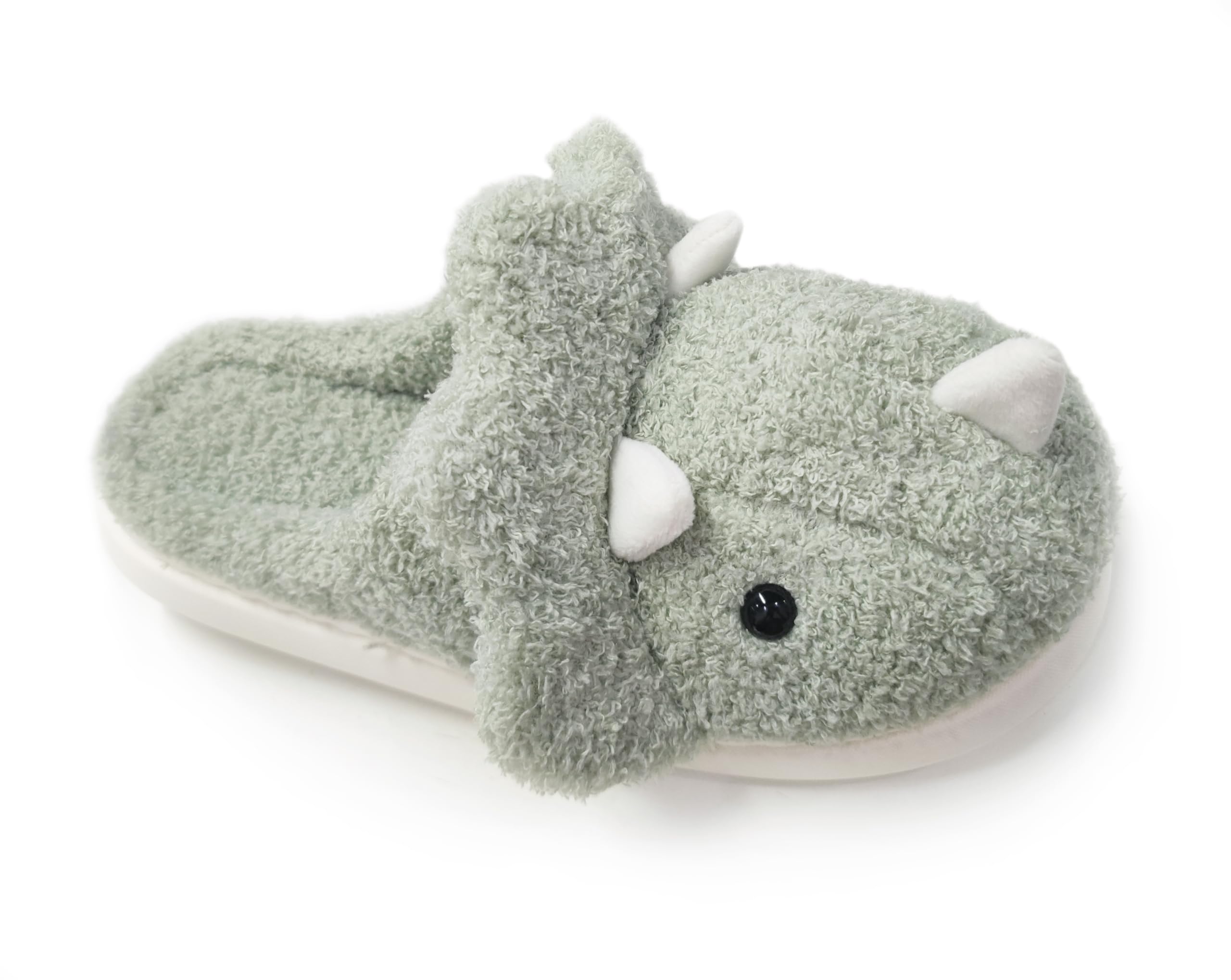 Unisex Dinosaur Slippers - Soft Plush House Slippers for Men & Women, Cozy Fuzzy Winter Sandals for Indoor & Outdoor Use - Perfect for Home, Lounge & Gift Giving (2024 New Style)