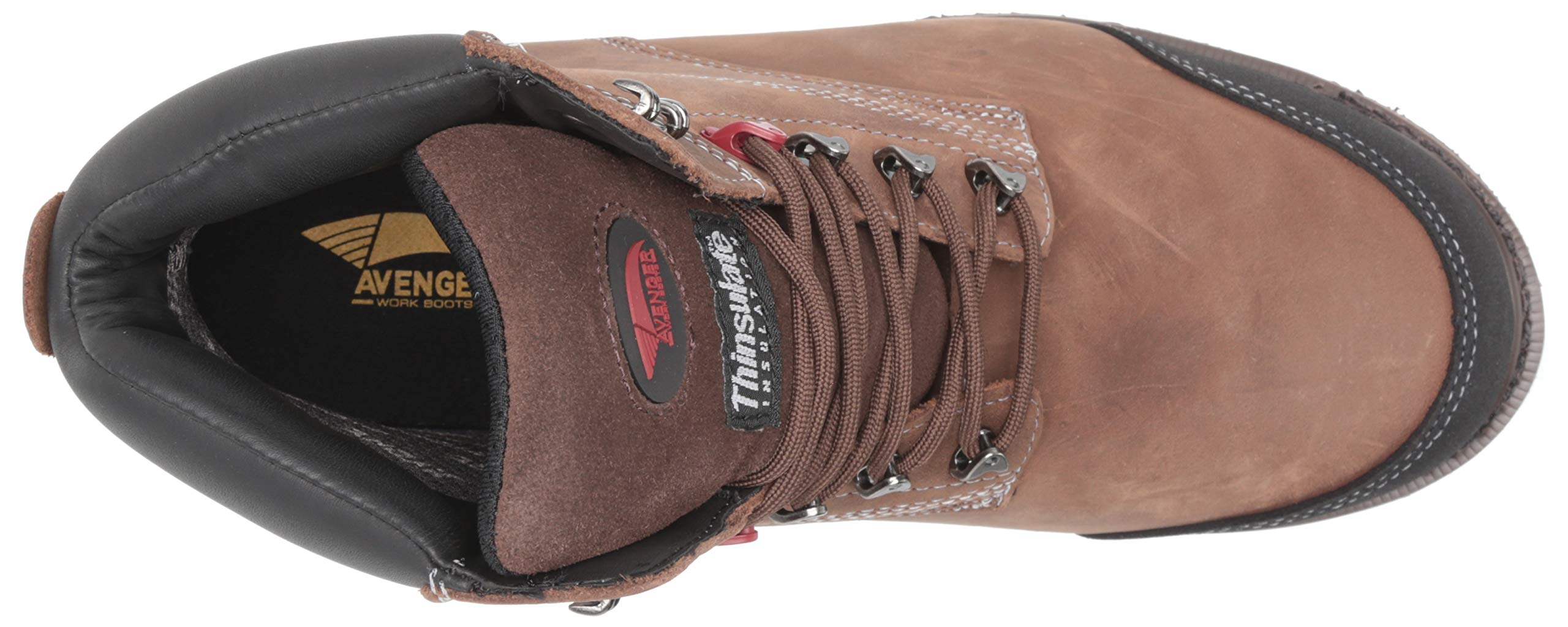 Avenger A7334 Men's Safety Work Boots - Steel Toe, Waterproof, Electrical Hazard Protection - Ideal for Construction, Warehouse & Outdoor Work