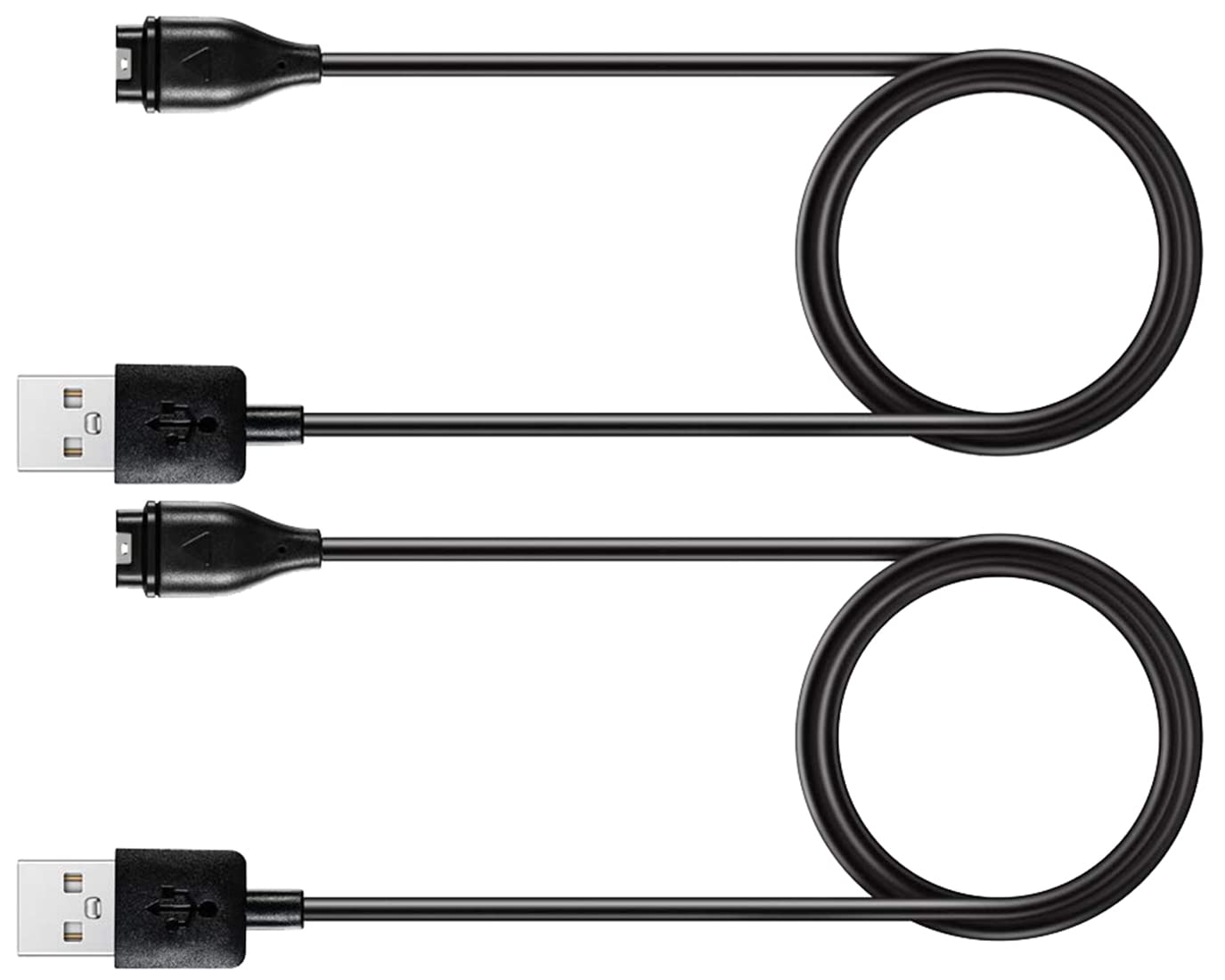 Garmin Forerunner 265/255/955/Solar Watch USB Charger Cable - 3.3ft Fast Charging Cord Compatible with Forerunner Series Smartwatches (Black) - Perfect for Running, Cycling & Outdoor Sports Charging