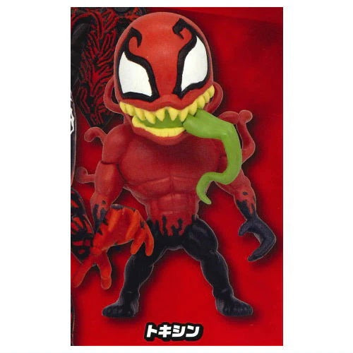 Marvel Spider-Man Carnage Symbiote Series Takara Tomy 2-Inch Mini Action Figure - Collectible Toy for Superhero Fans, Display & Play
