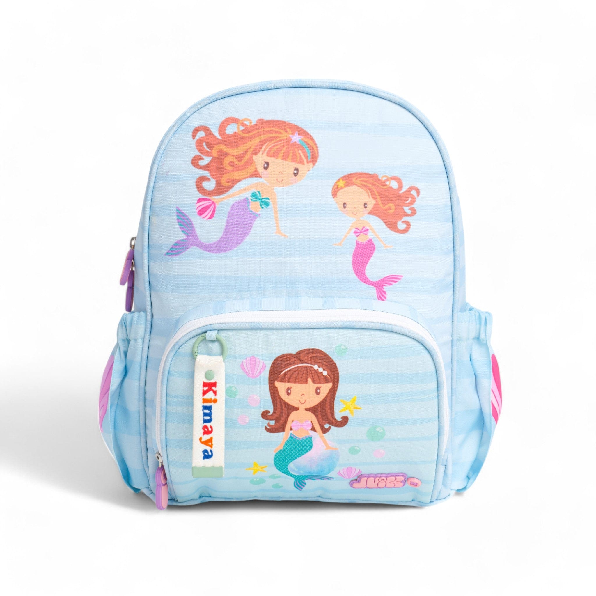 Mermaid Themed Medium Backpack Set for School, Travel & Everyday Use - Waterproof & Stylish Teen Girls Backpack with Matching Accessories