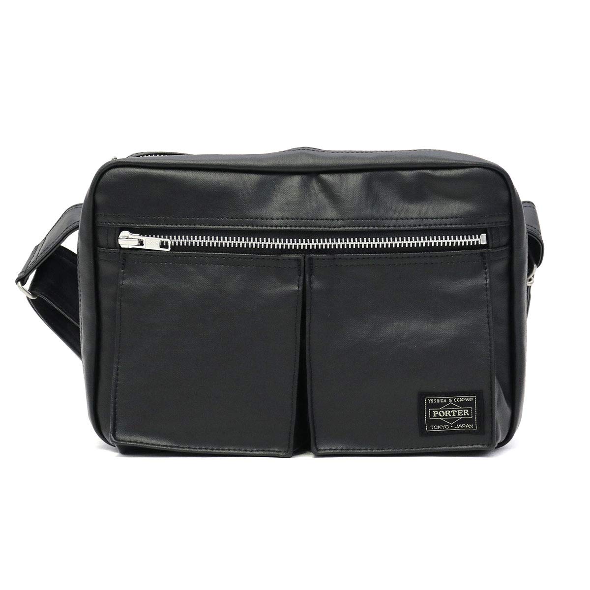 Yoshida Porter Freestyle Shoulder Bag - Durable Nylon Crossbody Bag for Men & Women, Black (707-08212) | Perfect for Travel, Work & Everyday Use