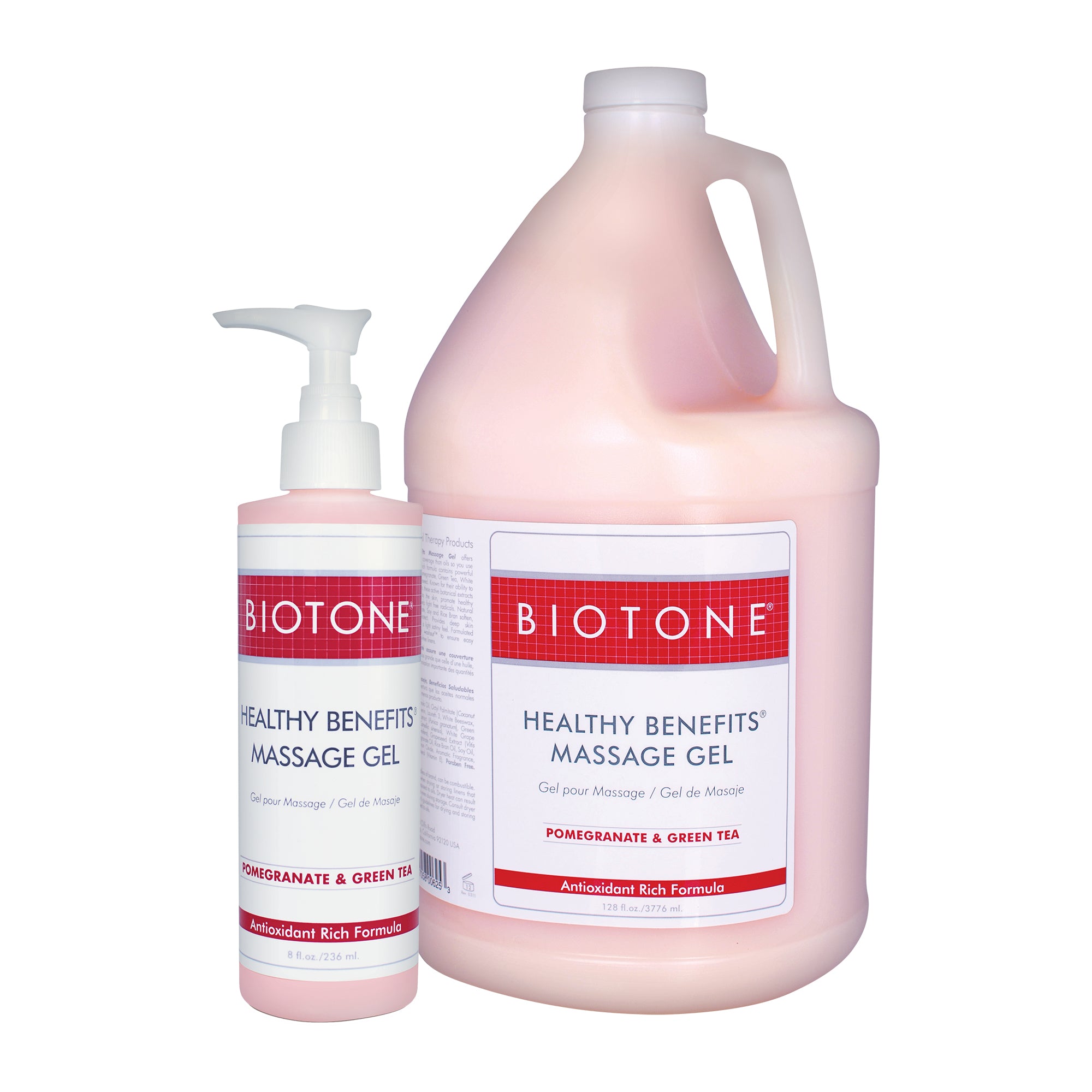 BIOTONE® Professional Massage Gel for Pain Relief & Muscle Relaxation - Hydrating & Non-Greasy Formula for Deep Tissue & Sports Massage at Home or Spa