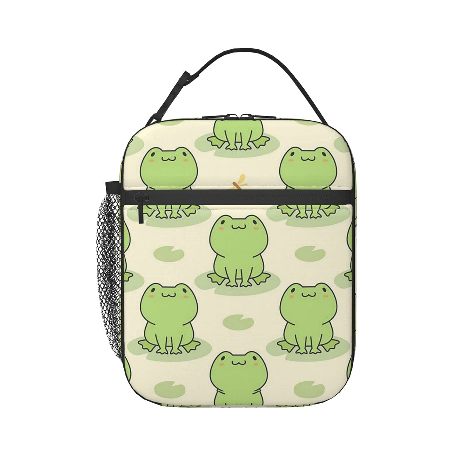 RIUARA Insulated Lunch Bag for Women & Men - Cute Frog Design Tote Lunch Box for Work, School, Picnic, Travel & Outdoor Activities | Leakproof Food Container