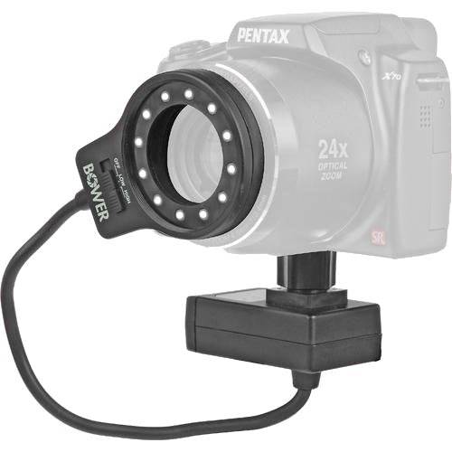 Bower SFDRLM Macro Ring Light with Tripod Mount - Perfect for Photography, Videography & Close-Up Shots