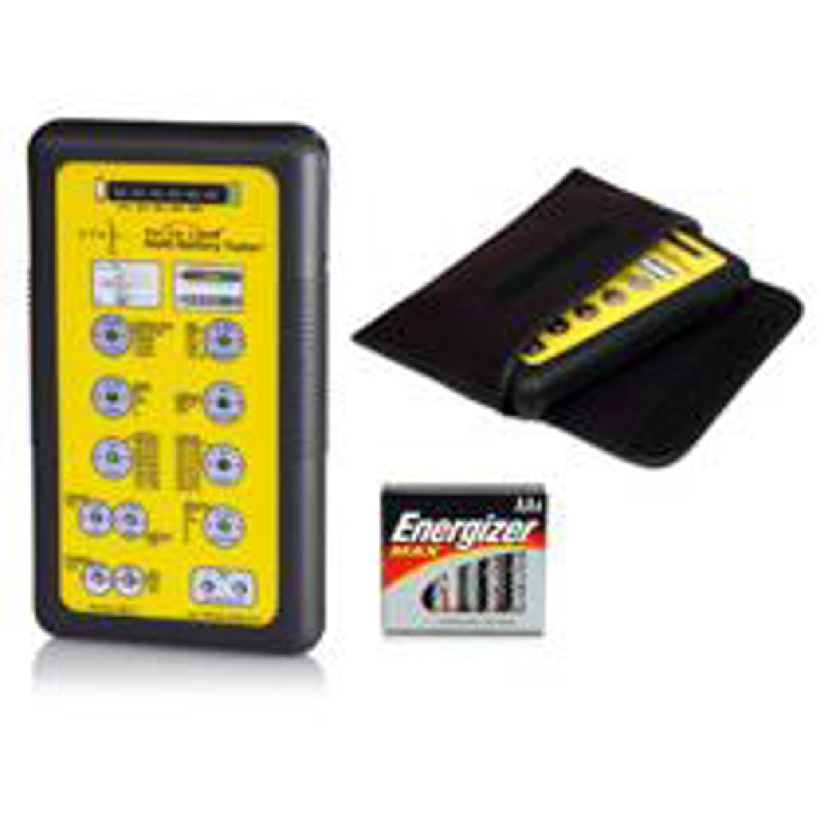ZTS MBT-1 Multi-Battery Tester - Check AA AAA C D 9V Button Cell Batteries - Essential for Home, Office & Emergency Kits