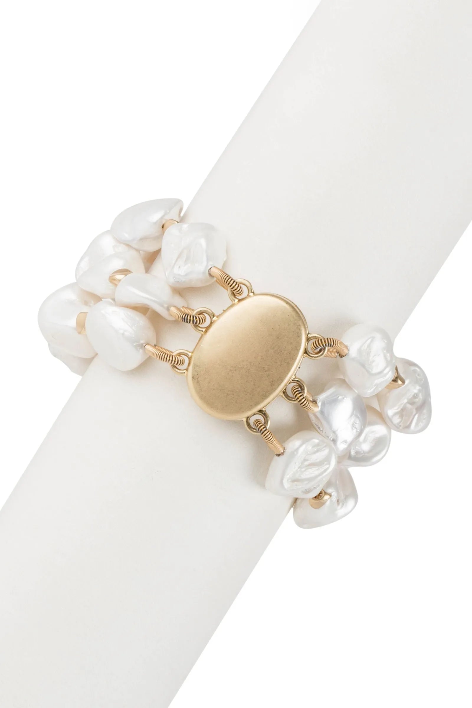 Charlotte Pearl Bracelet for Women - Elegant & Timeless Jewelry Gift for Birthday, Anniversary & Special Occasions | Perfect for Weddings, Parties & Everyday Wear