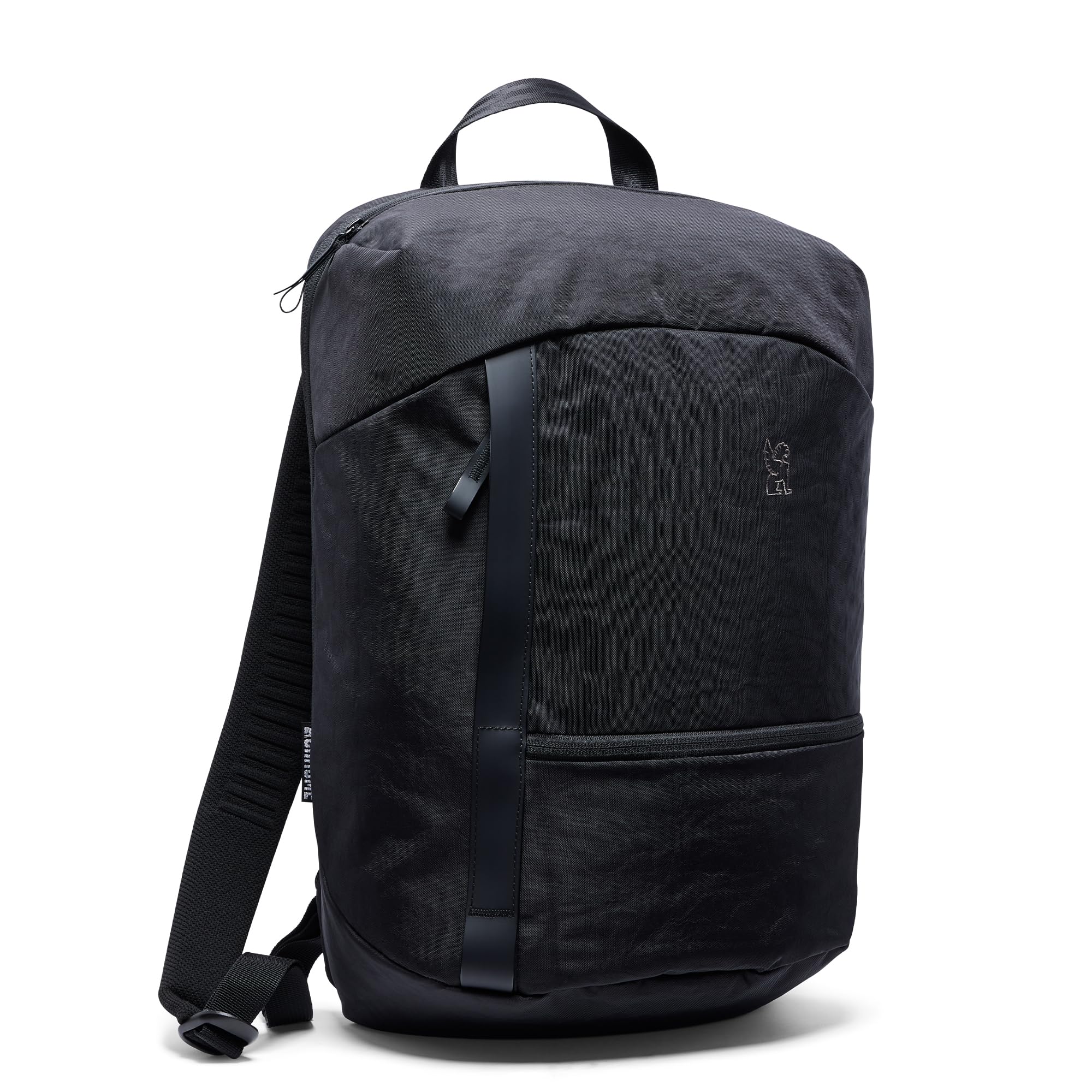 Chrome Industries Camden Backpack 16L - Recycled Travel Laptop Backpack for Men & Women with Plush Shoulder Straps & Internal Sleeve - Black - Perfect for Commuting, Work & Urban Exploration