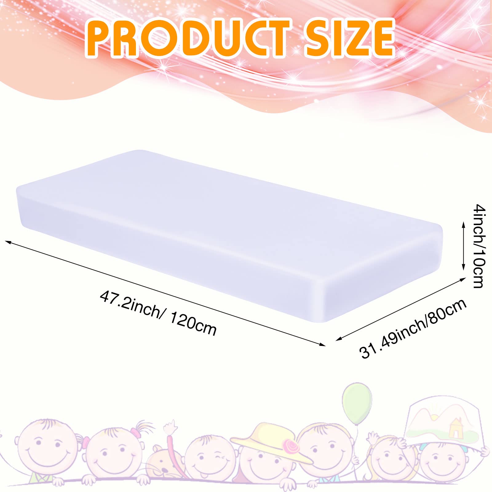 20 Pack Cotton Nap Mat Sheets for Daycare & Preschool - 32