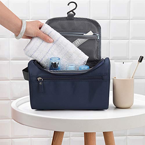 HIMART Waterproof Travel Toiletry Bag for Men & Women - Large Cosmetic Organizer with Hook - Perfect for Makeup, Grooming Essentials & Toiletries - Ideal for Vacation, Camping & Business Trips (Multiple Colors)