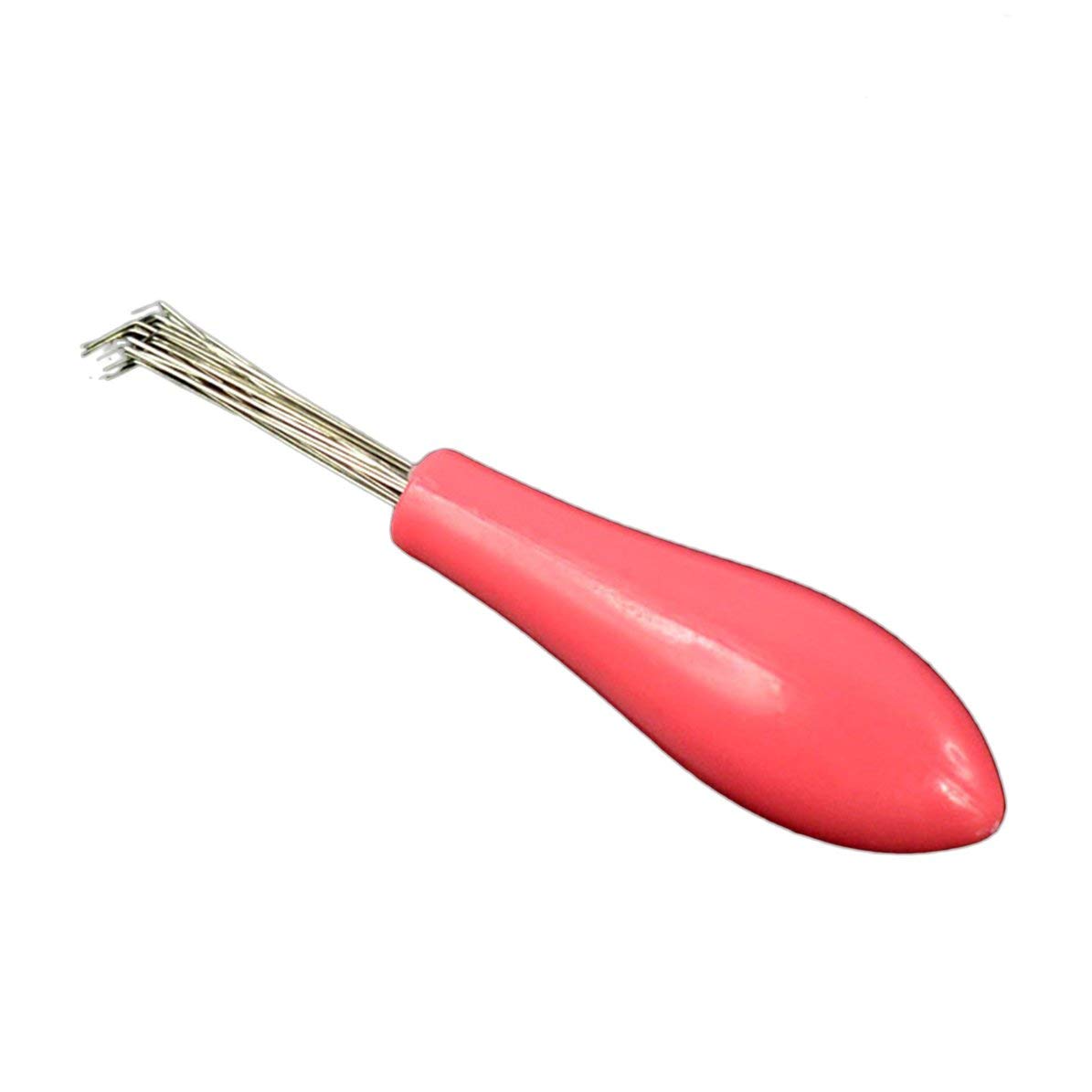 Best Hair Brush Cleaner Tool - Plastic Handle Comb Cleaner for Removing Embedded Hair - Perfect for Salons, Home Use & Travel