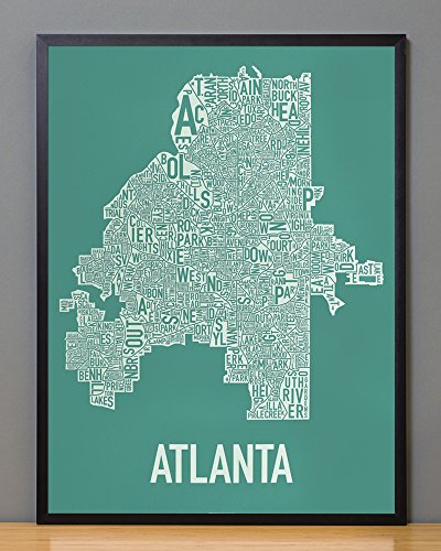Emerald/Off White in Black Frame