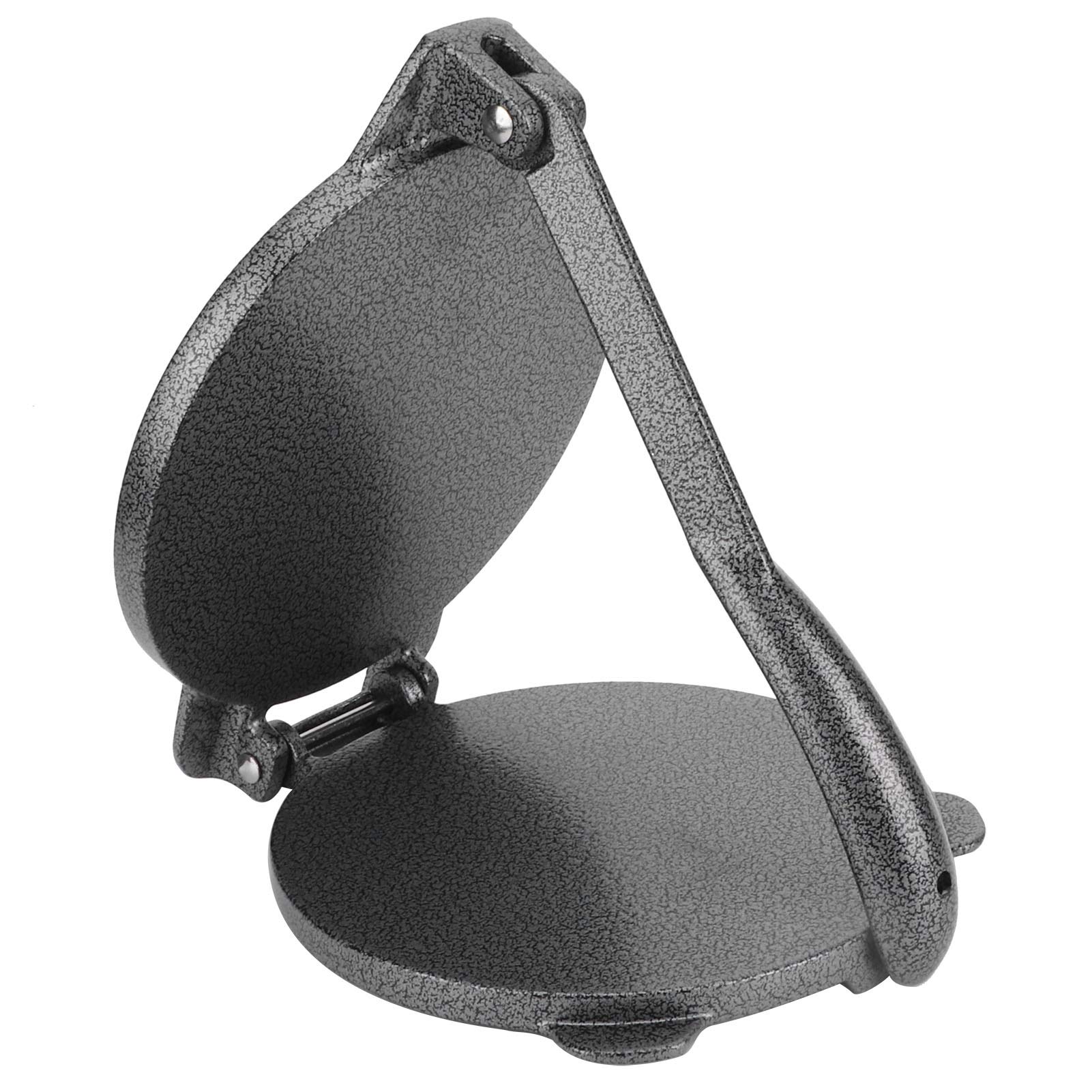 6.5 Inch Cast Iron Tortilla Press - Heavy Duty Tortilla Maker for Corn & Flour Tortillas, Roti, Dough Pressing Tool - Perfect for Home Kitchens & Mexican Restaurants