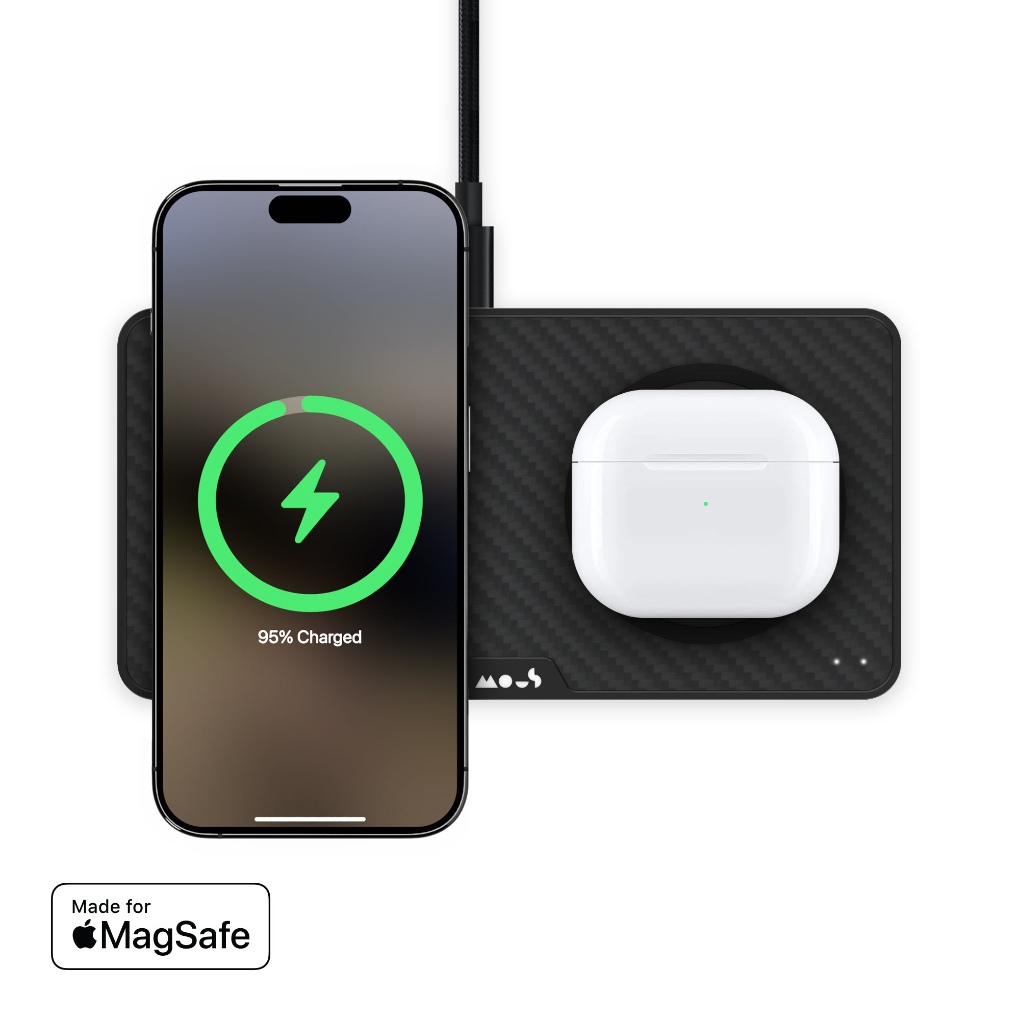 Premium Aramid Fiber 4-in-1 Fast Charging Kit - USB-C, Lightning & Micro USB Cables with PD Adapter | Perfect for iPhone, Android & Travel Accessories