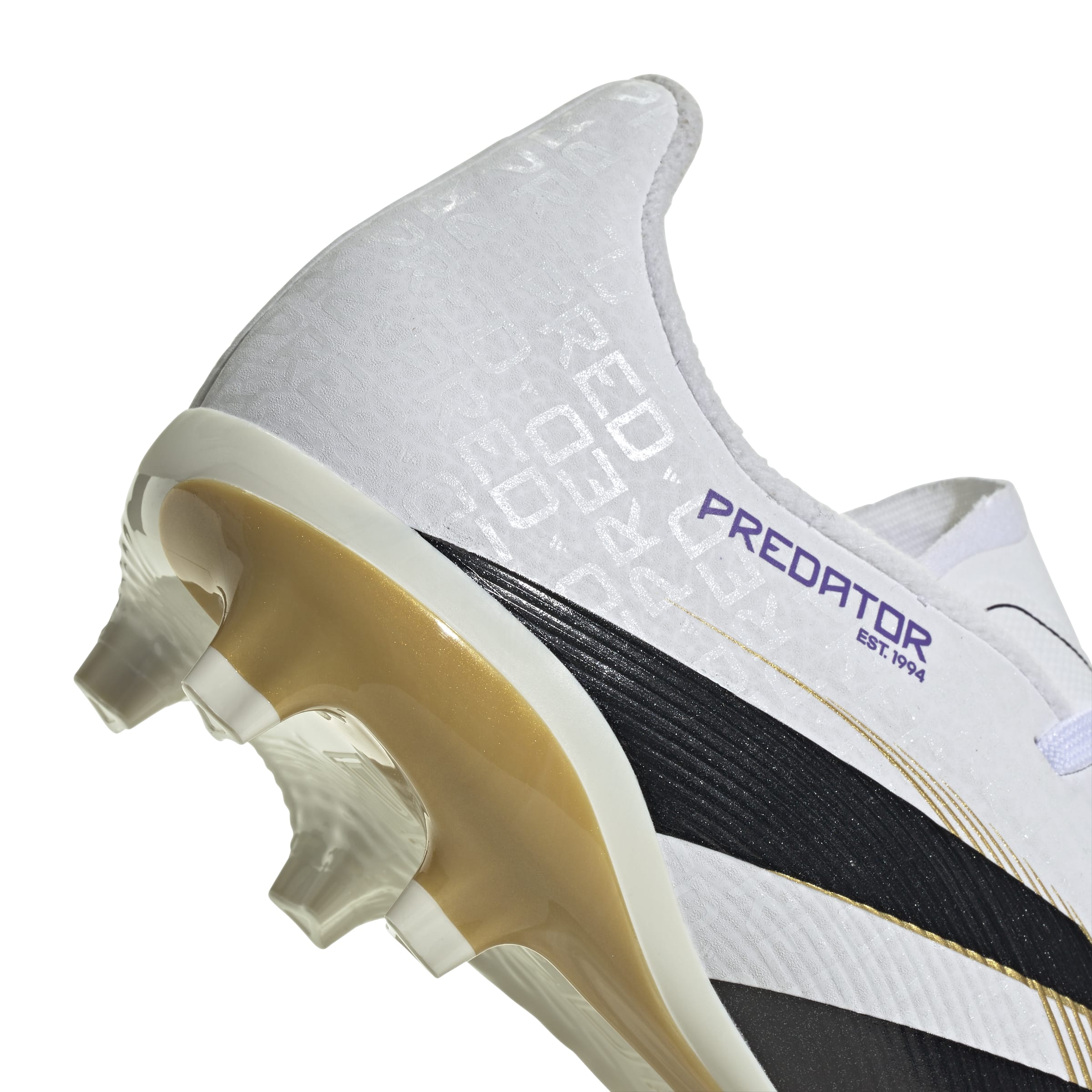 Adidas Predator League FG/MG Junior Football Boots for Kids - White/Core Black/Gold Metallic - Firm Ground & Multi-Ground Soccer Cleats for Youth Players - Perfect for Training and Matches