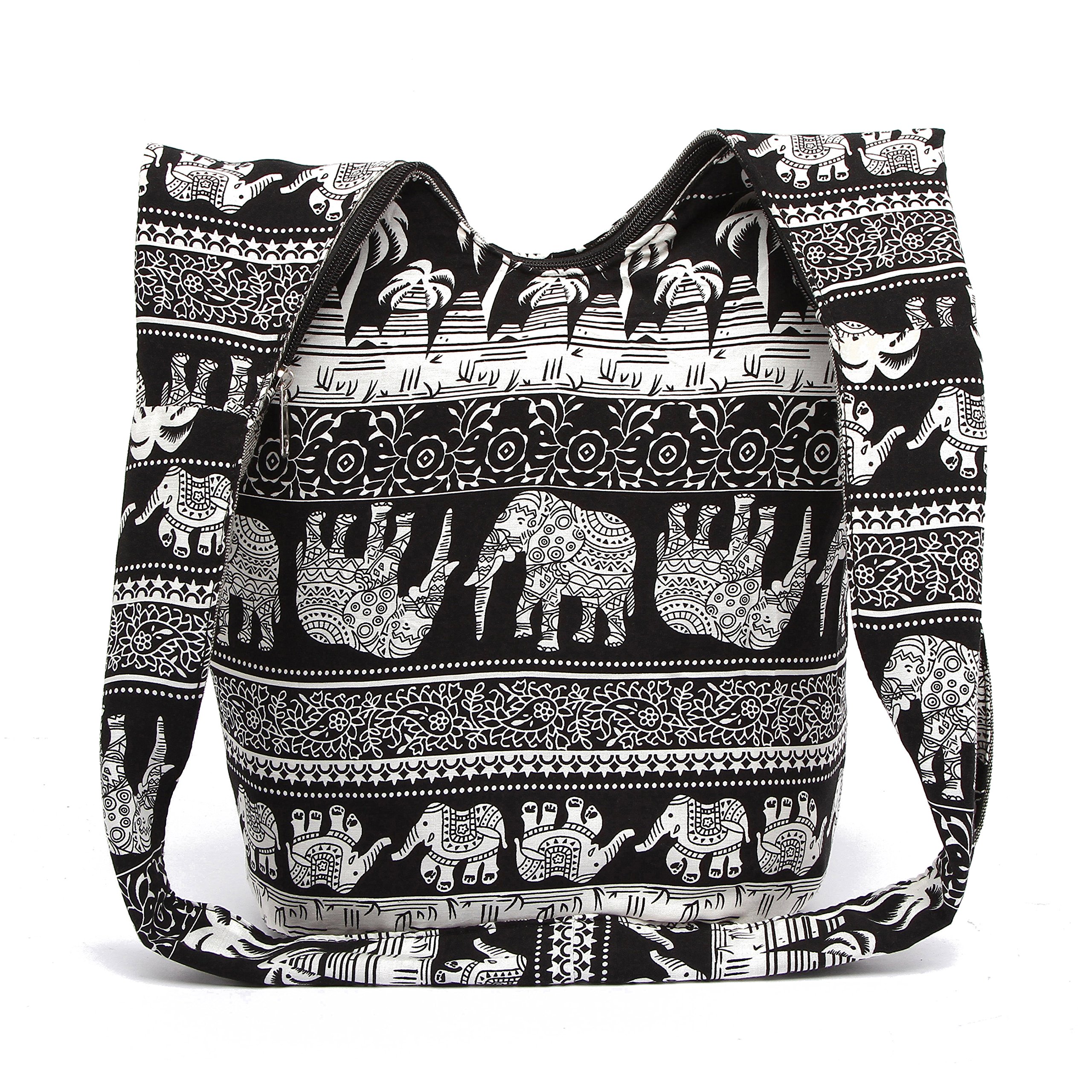 Stylish Women's Canvas Shoulder Handbags - Bohemian Animal Print Crossbody Bags for Everyday Use | Perfect for Work, Travel & Casual Outings
