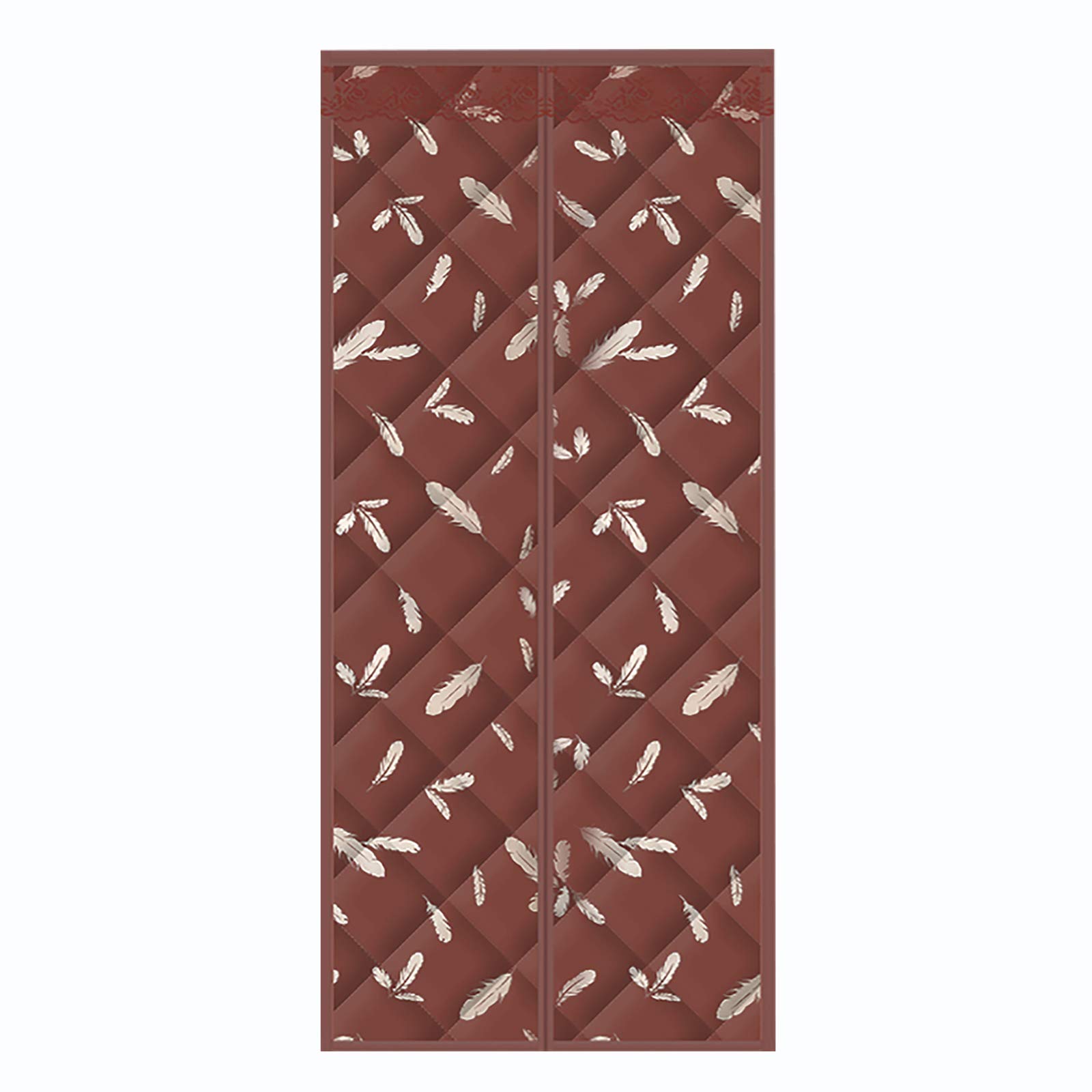 Thermal Insulated Magnetic Door Curtain - Self-Closing Weatherproof & Noise Reducing Door Screen for Home, Office, Garage - Perfect for Energy Savings, Privacy & Temperature Control