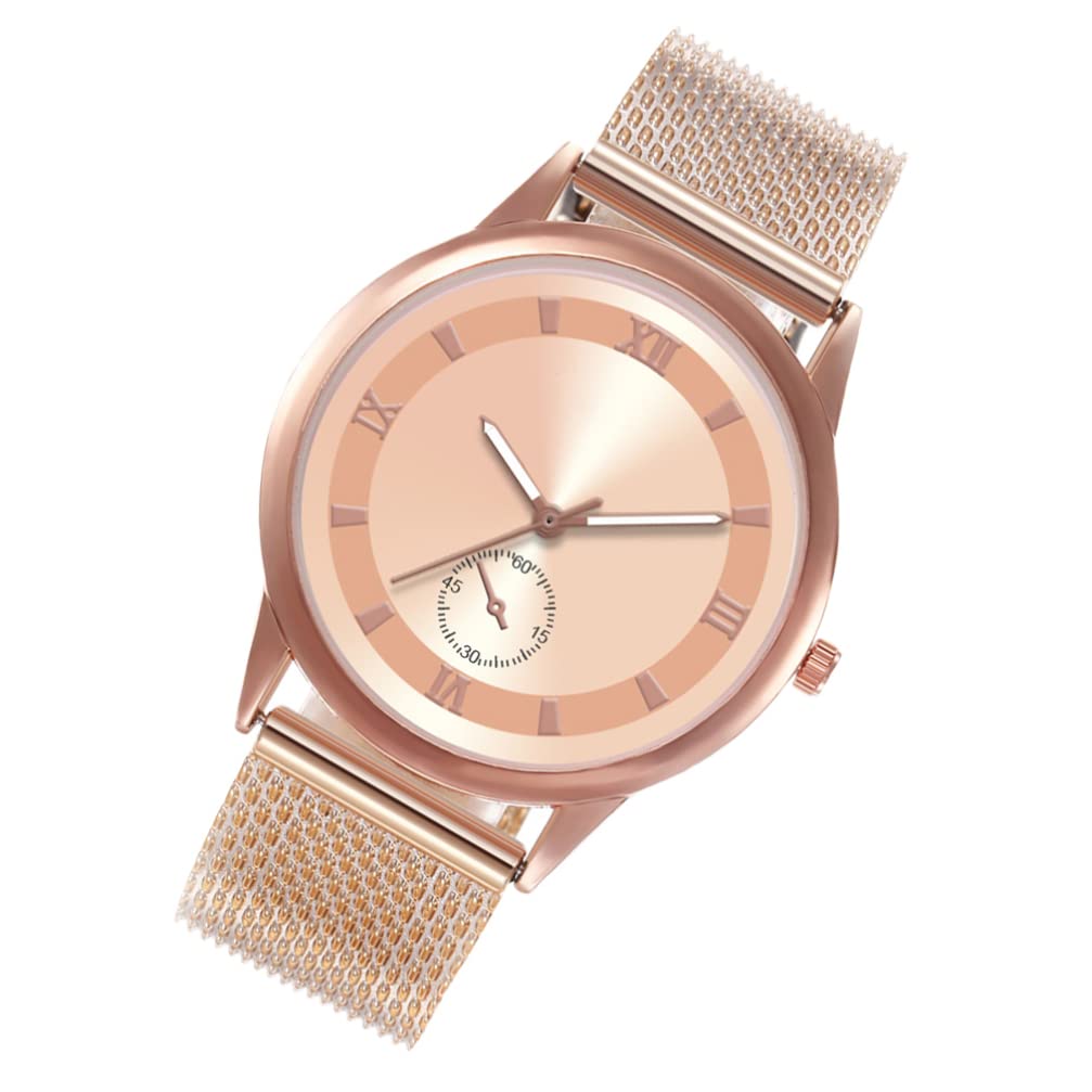Elegant Rose Gold Women's Watch - Adjustable Band for Ladies | Perfect for Office, Parties & Everyday Wear