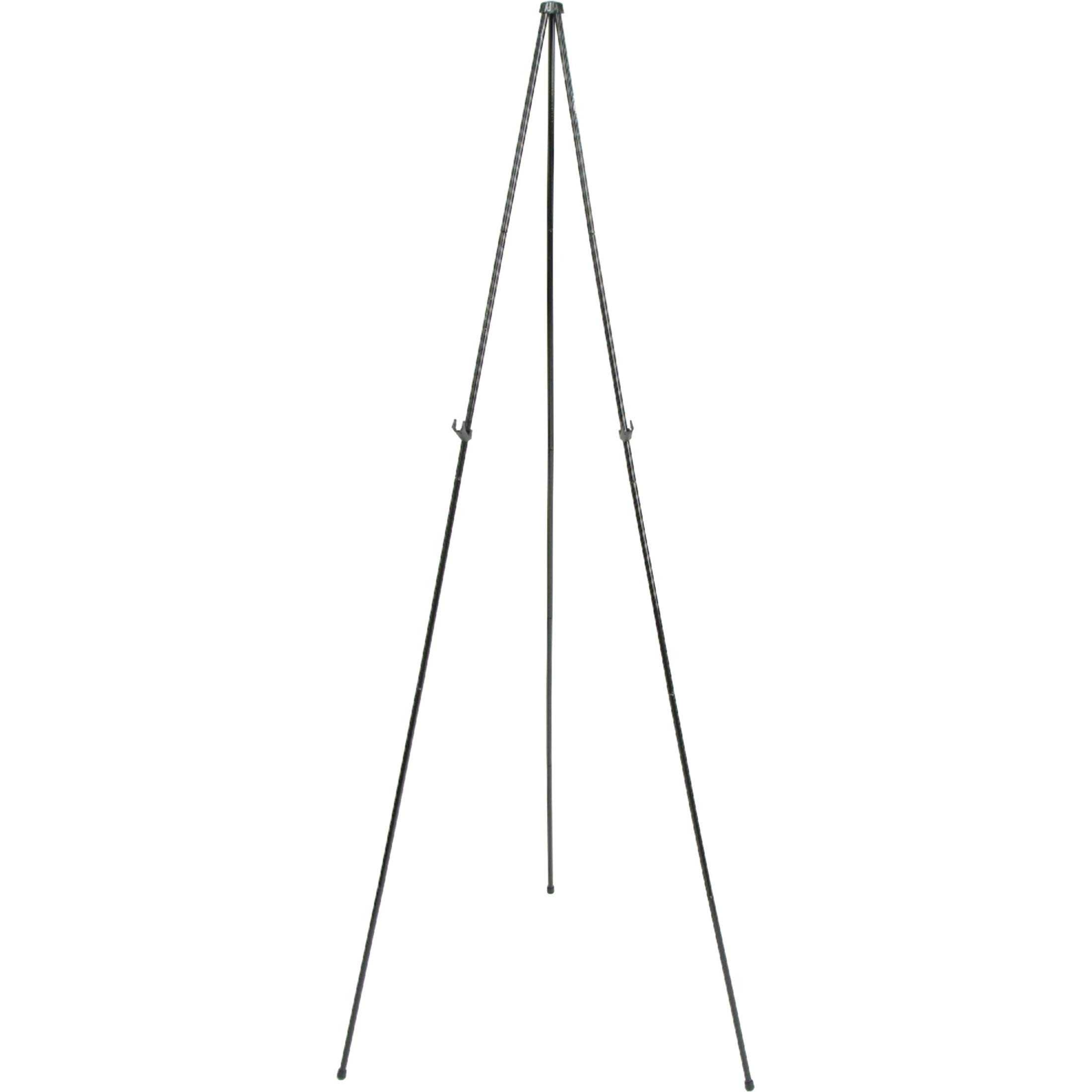 Quartet 63-Inch Instant Easel Stand - Powder Coated Steel Collapsible Tripod for Posters, Signs & Art | Portable Display Stand for Home, Office, Trade Shows & Classroom Presentations