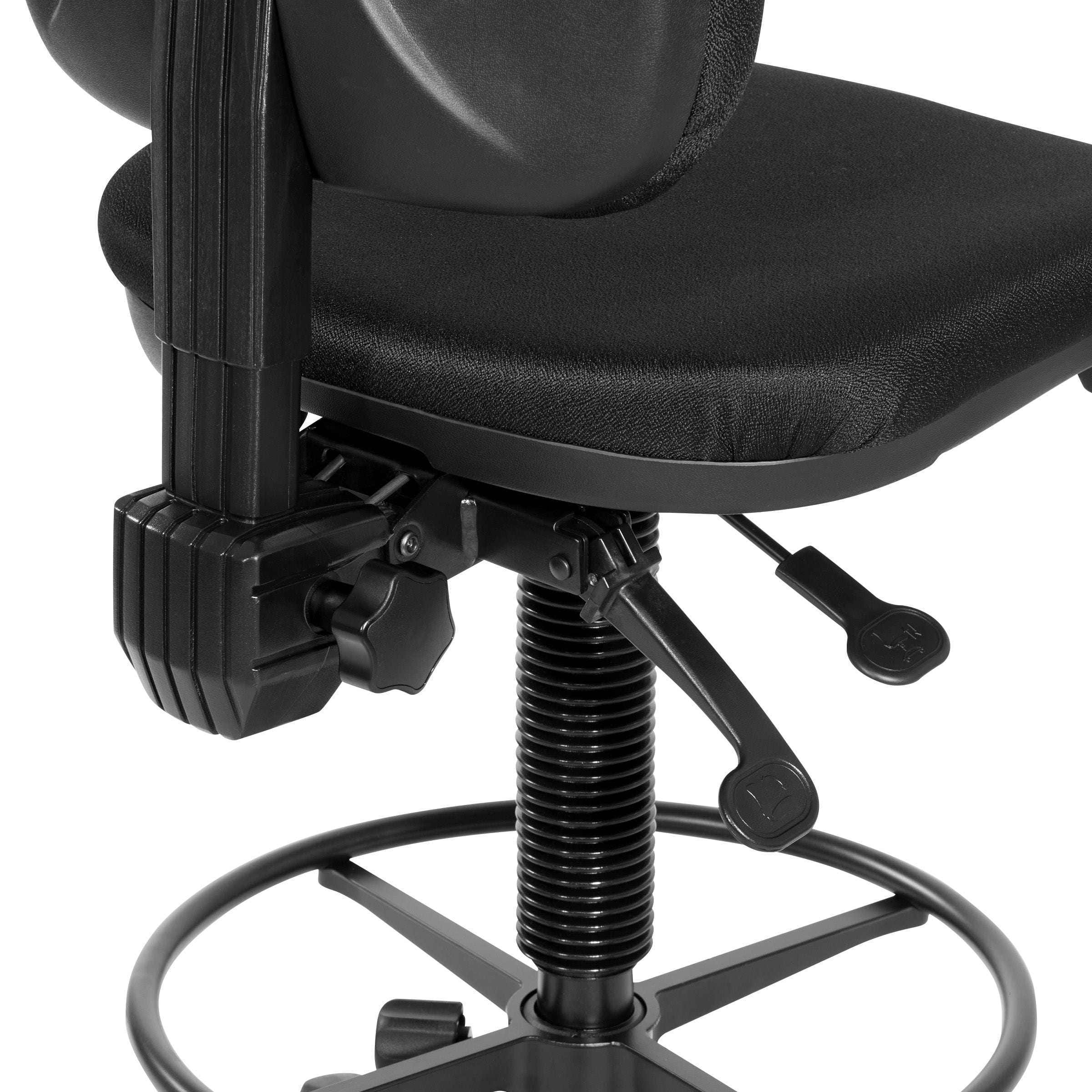 Office Star Work Smart Deluxe Ergonomic Drafting Chair [DC940] - Adjustable Height Swivel Chair for Architects, Designers & Home Office - Perfect for Drafting Tables, Standing Desks & Creative Workspaces