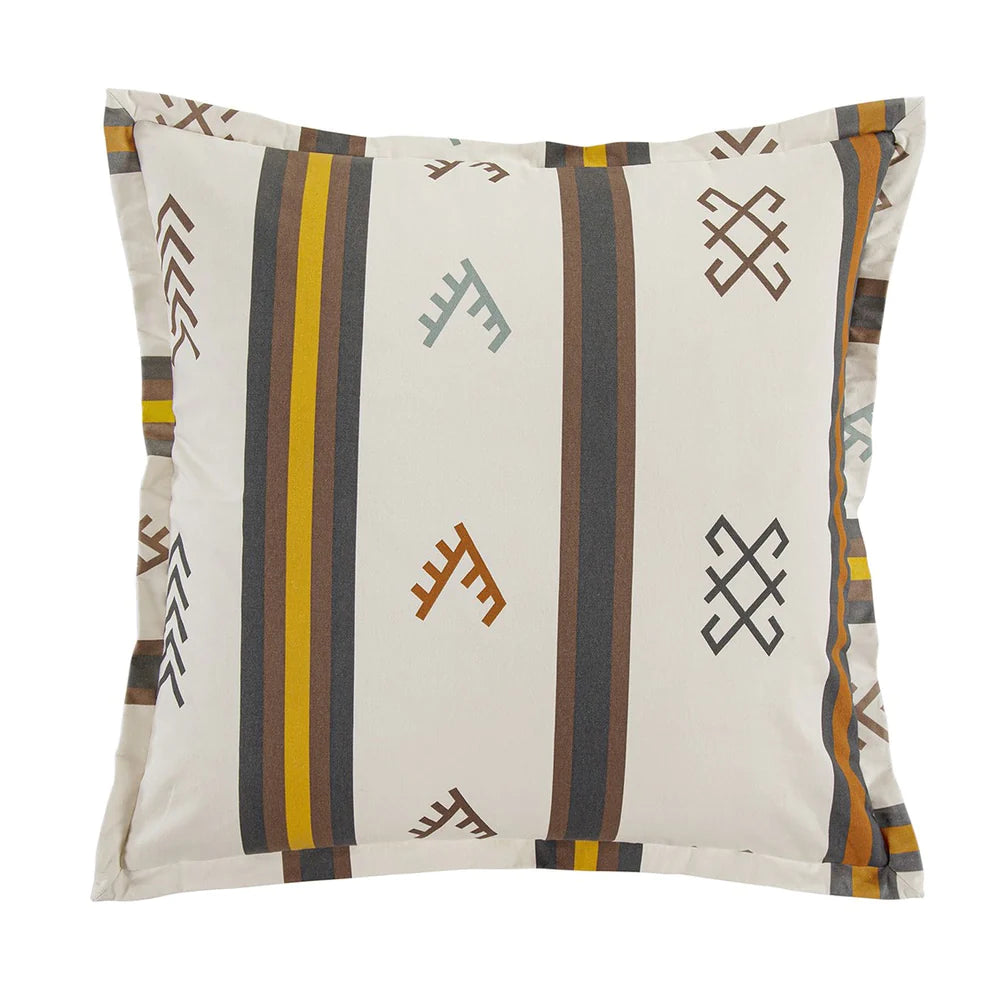 Premium Toluca Euro Sham Pillow Cover - 26x26 Inches, 100% Cotton, White - Perfect for Bedroom Decor, Guest Room & Luxury Hotel Styling