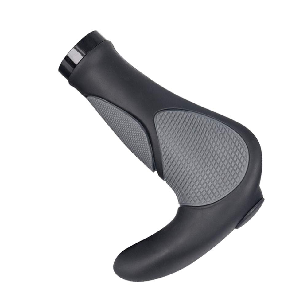 Wolfride Ergonomic Bike Handlebar Grips - Non-Slip Comfortable Mountain Bicycle Hand Grips for Road & Trail Riding - Perfect for Commuting, Off-Road Adventures & Long Distance Cycling