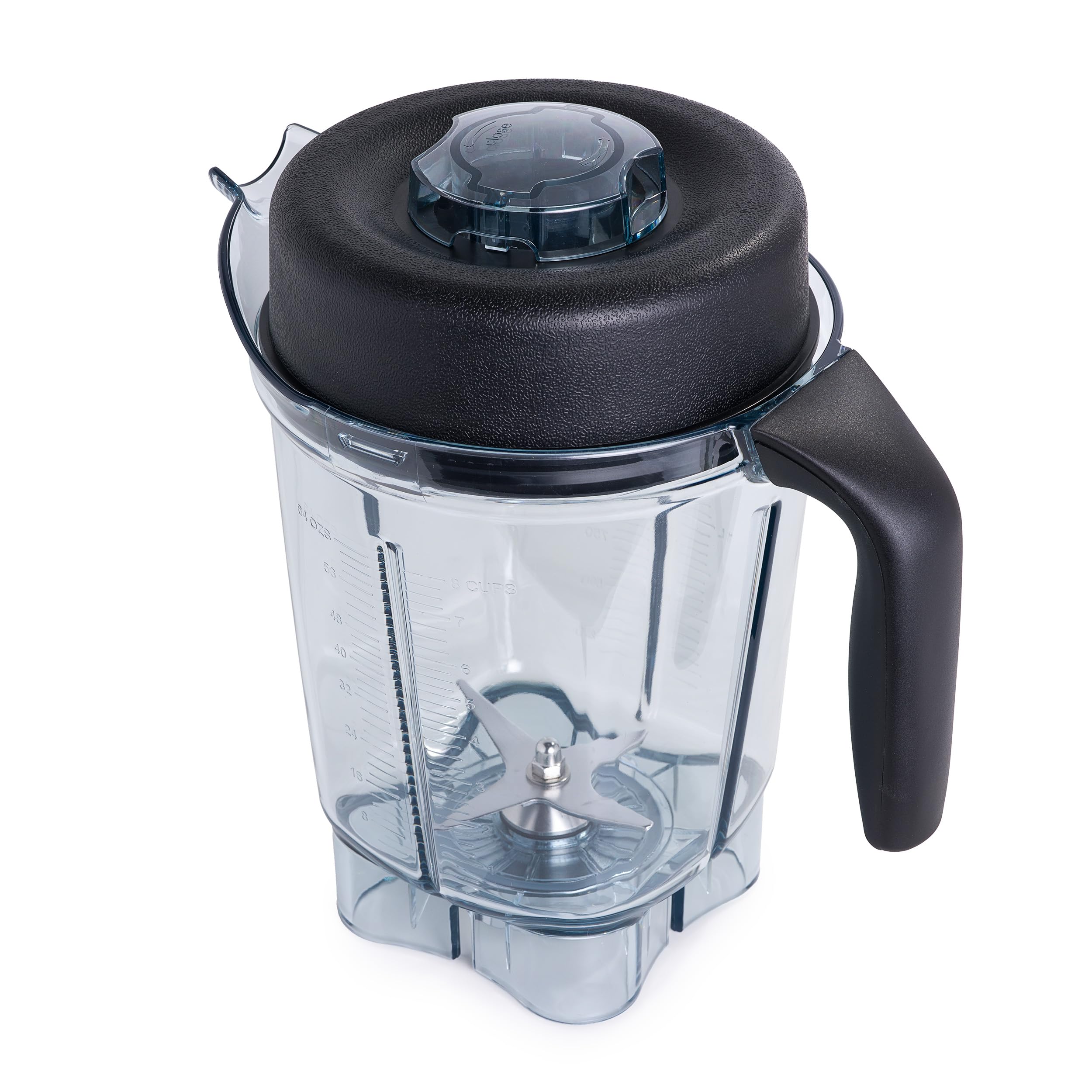 64 oz Replacement Container Jar with Lid for Vitamix Blender Pitcher - Compatible with 750, 5000, 5200, 6300, 7500, VM0102, VM0103, VM0197, E310, Classic & Explorian Series - Perfect for Smoothies, Soups & Nut Butters
