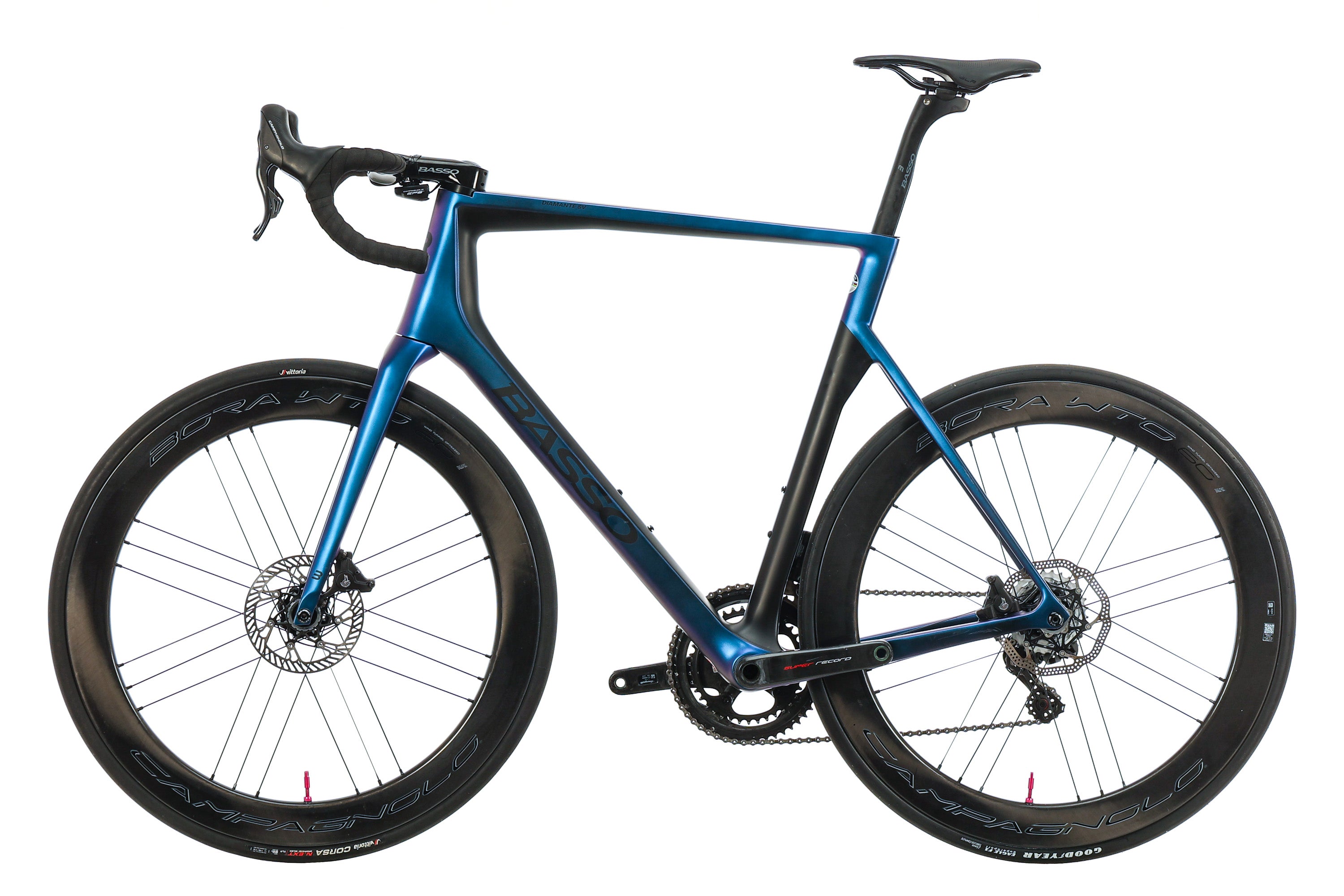 Basso Diamante SV Road Bike 2021 - 61cm Carbon Frame, Lightweight & High-Performance for Racing & Endurance Cycling