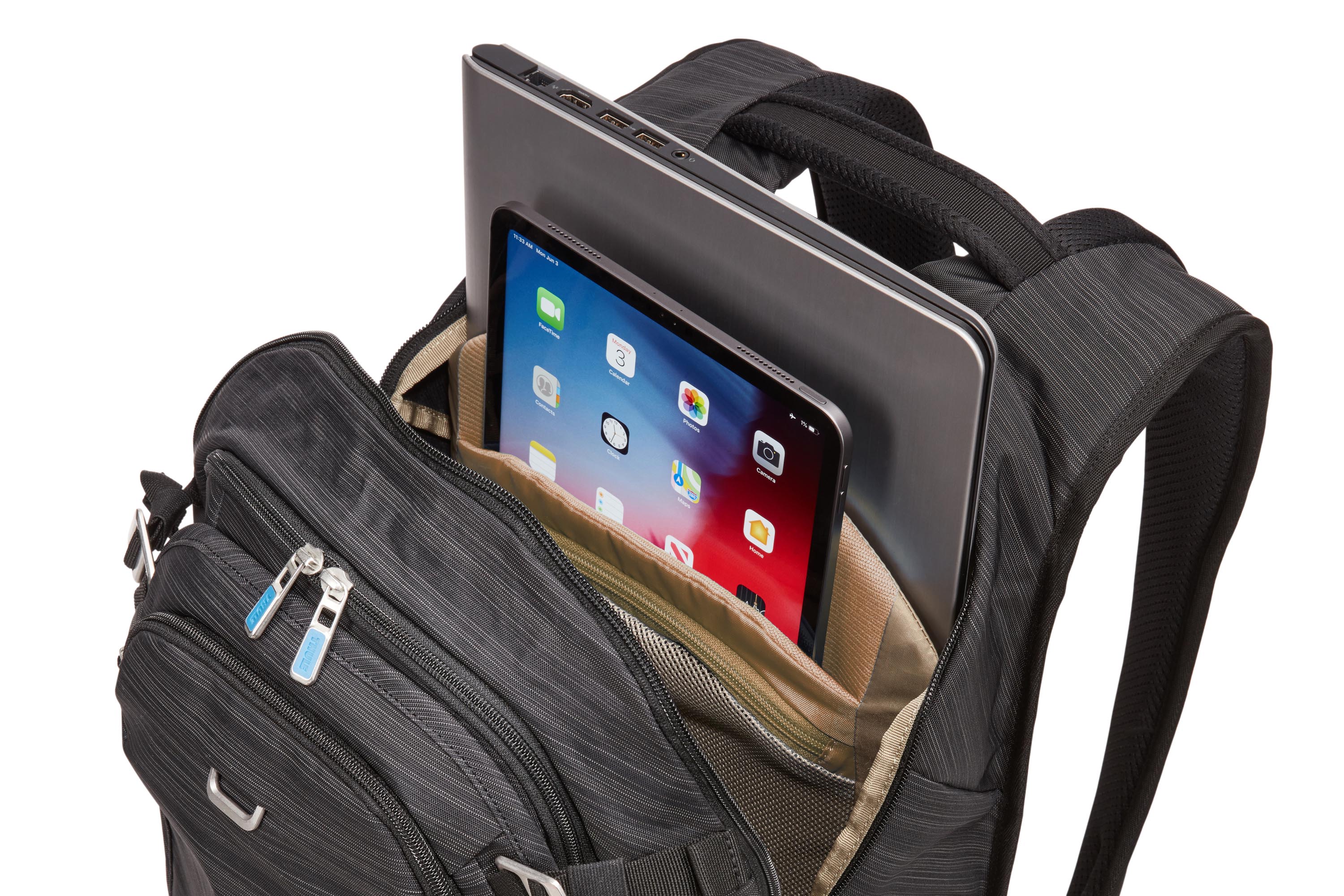Thule Construct 24L Laptop Backpack - Water-Resistant Business & Travel Backpack with Padded Laptop Compartment for Men & Women - Perfect for Work, Commuting & Outdoor Adventures