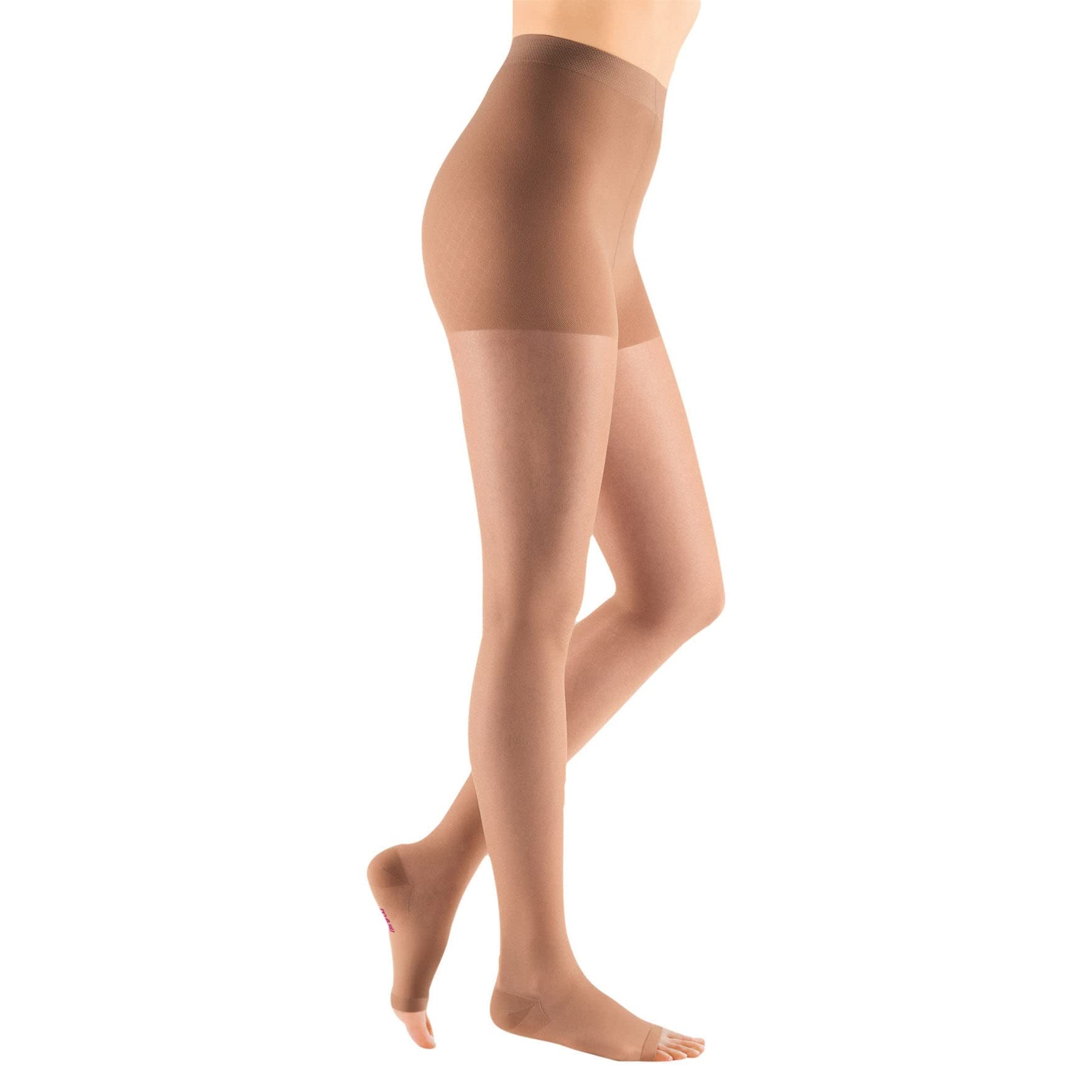 Mediven Sheer & Soft 20-30 mmHg Open Toe Compression Stockings for Women - Natural VII-Standard | Medical Support for Varicose Veins, Swelling & Circulation | Perfect for Travel, Work & Daily Comfort