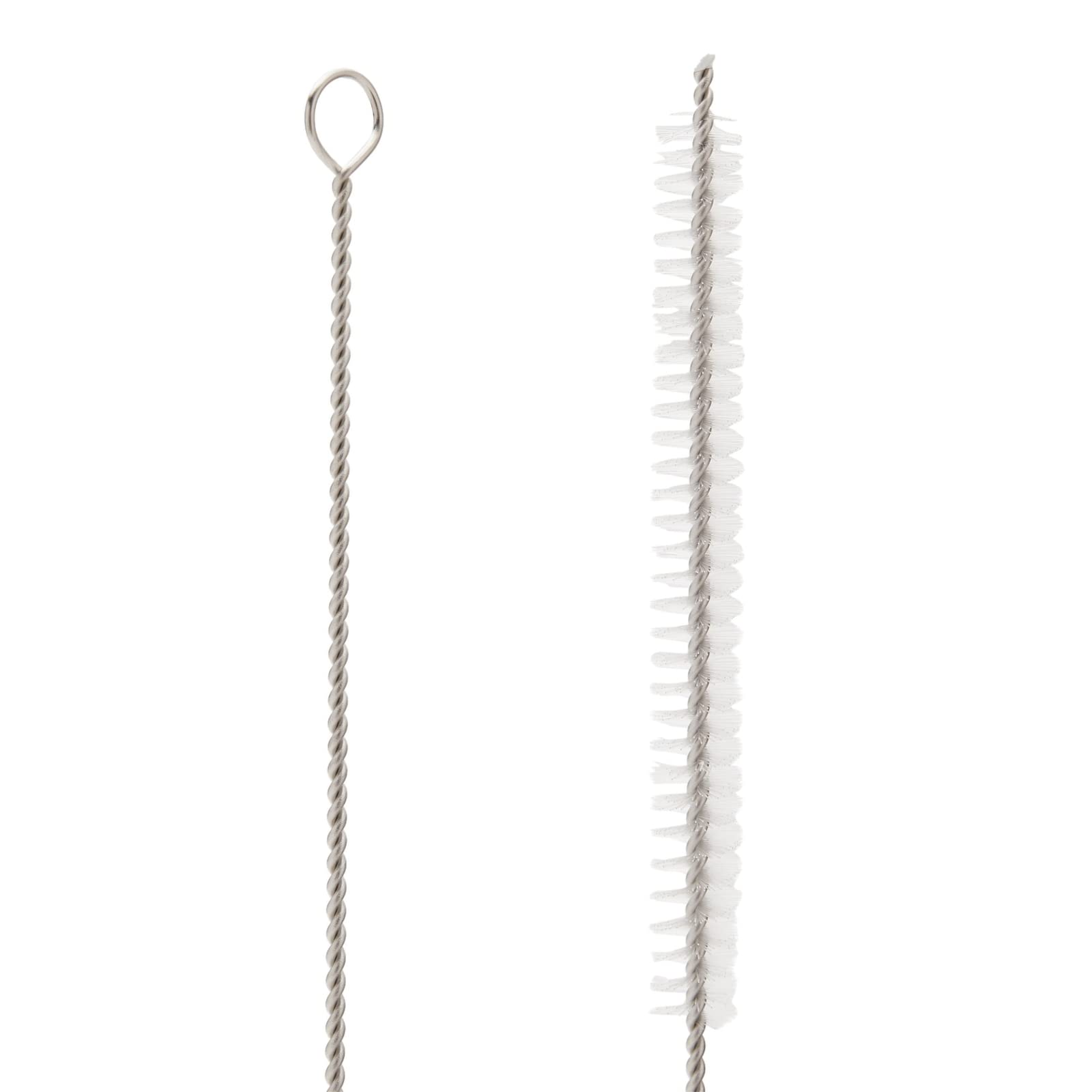 4-Pack Extra Long Stainless Steel Straw Cleaner Brush - 12
