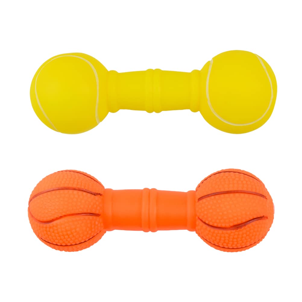 Balacoo 2-Pack Puppy Chew Toys - Squeaky Dog Toys for Teething Puppies & Kittens, Durable Pet Chewing Toys with Sound for Indoor Play (Random Styles) - Perfect for Puppy Training, Boredom Relief, and Dental Health