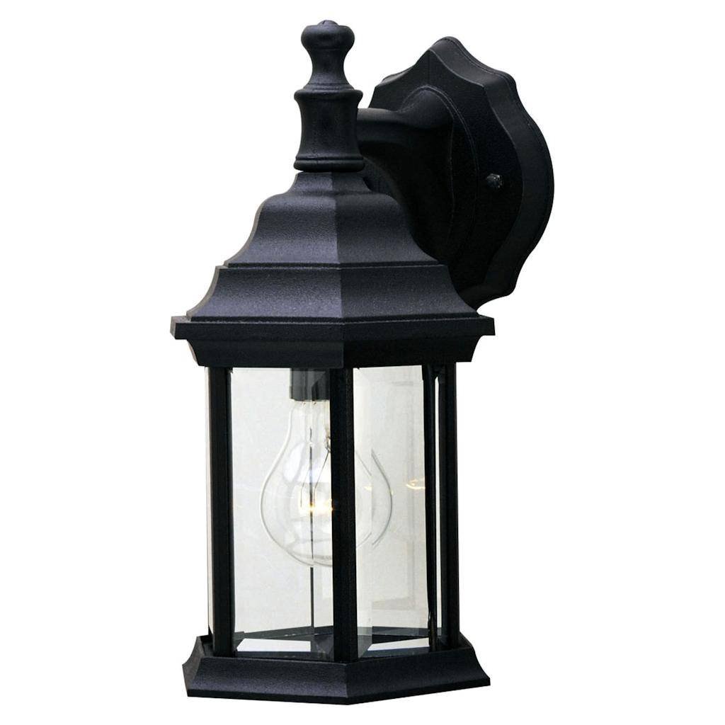 Westinghouse 6783100 Outdoor Wall Sconce Light Fixture - 1 Light, 100W, Textured Black Finish - Perfect for Porch, Patio, Garden & Entryway Lighting